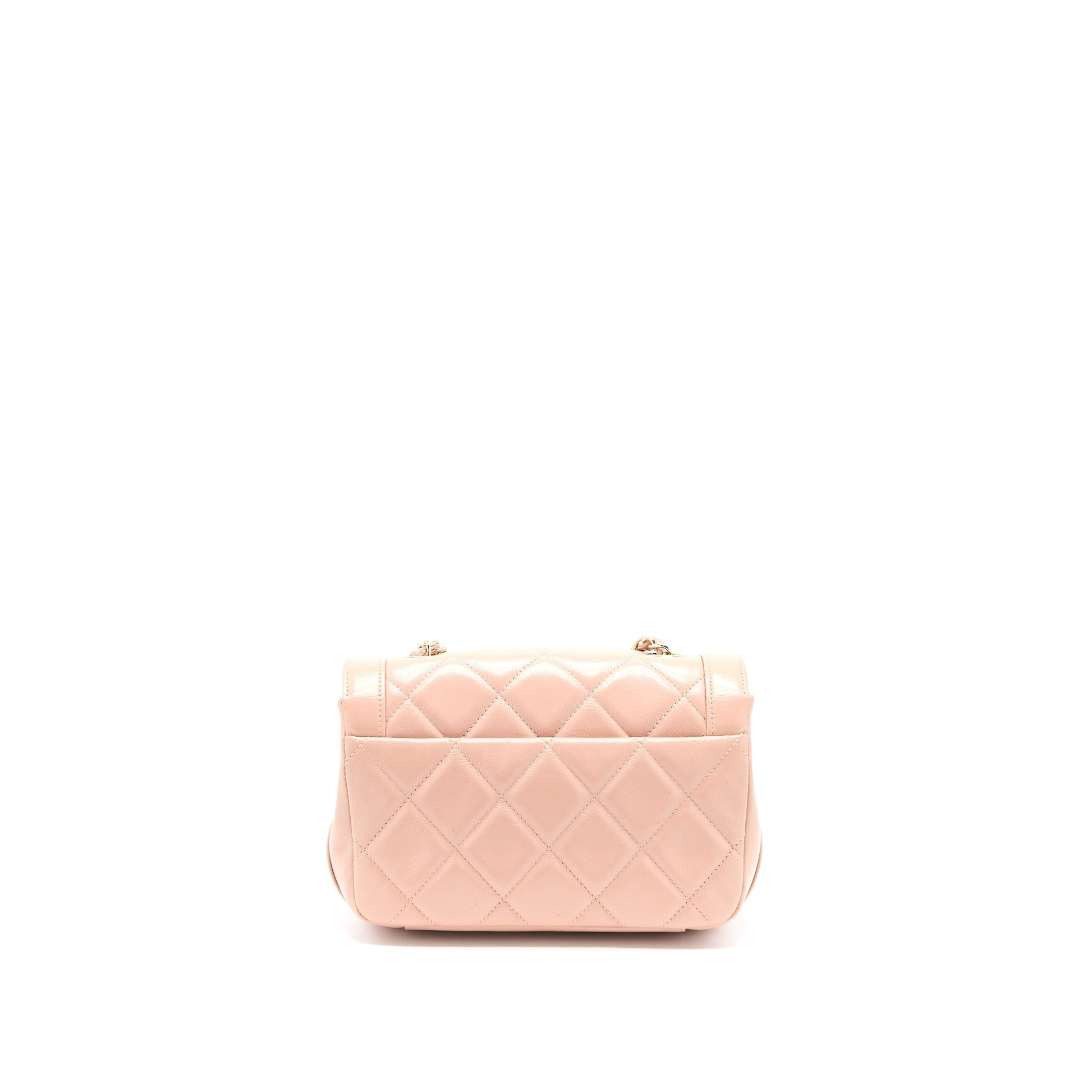 Chanel Seasonal Flap Aged Calfskin LGHW Pink Shoulder Bag