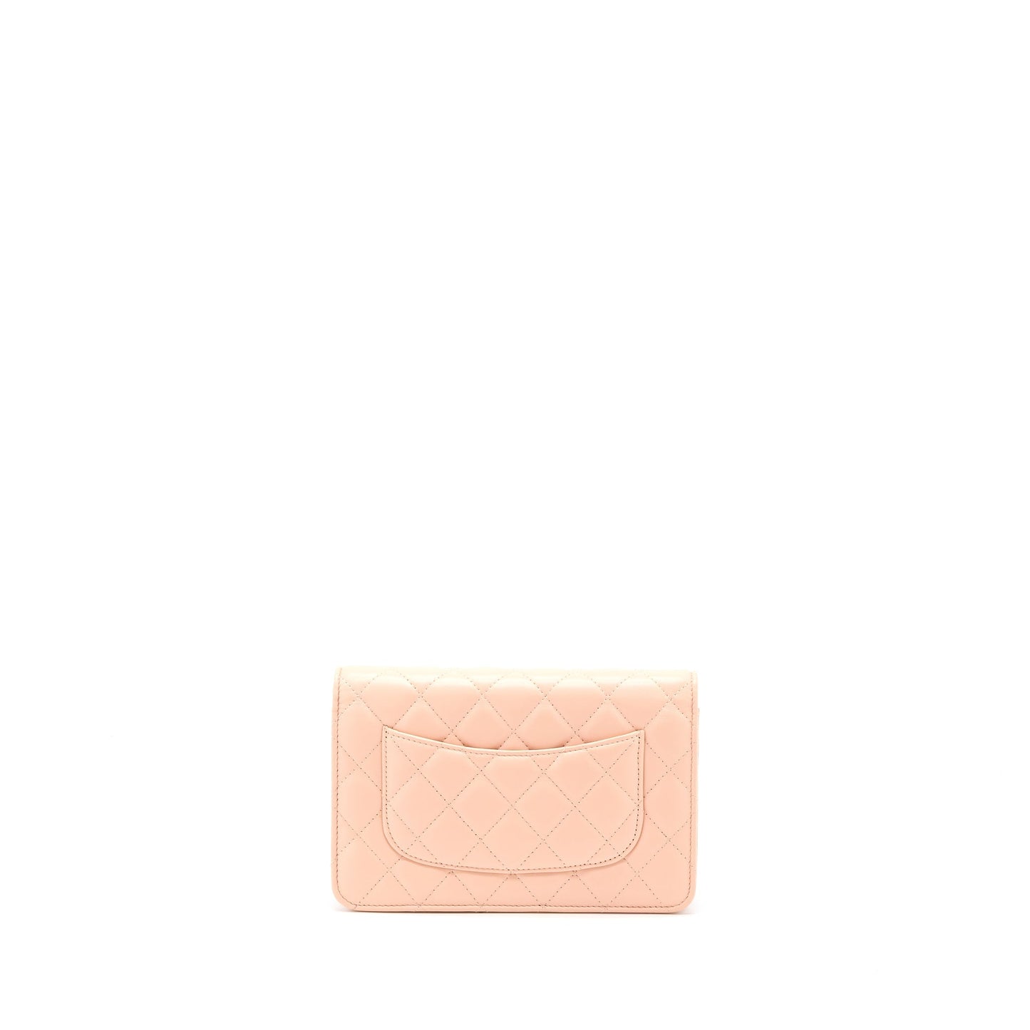 Chanel Classic on Lambskin Light LGHW Pink Wallet Case