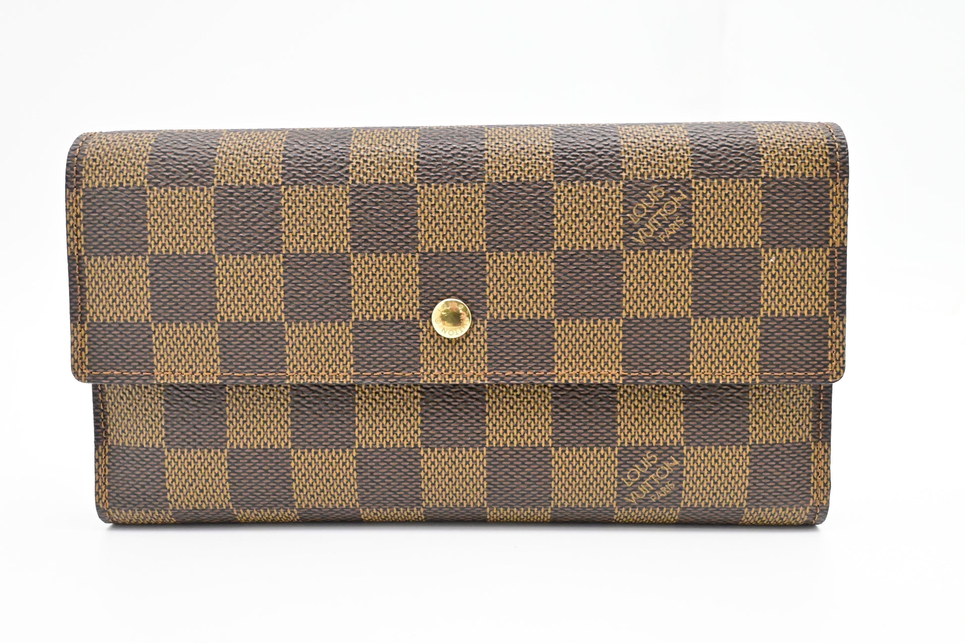 Louis Vuitton International Ebene Damier Canvas Wallet Case
