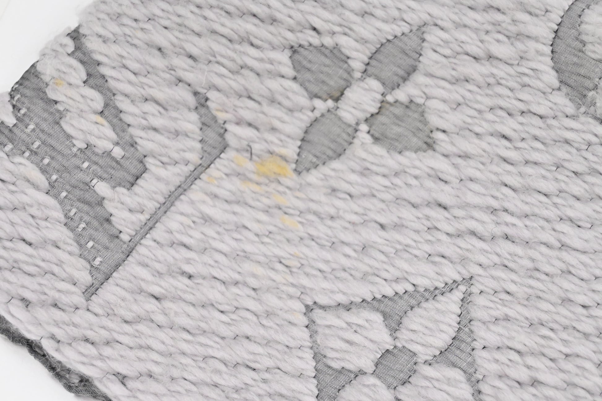 Louis Vuitton Logomania Scarf Silk Wool Gray Apparel