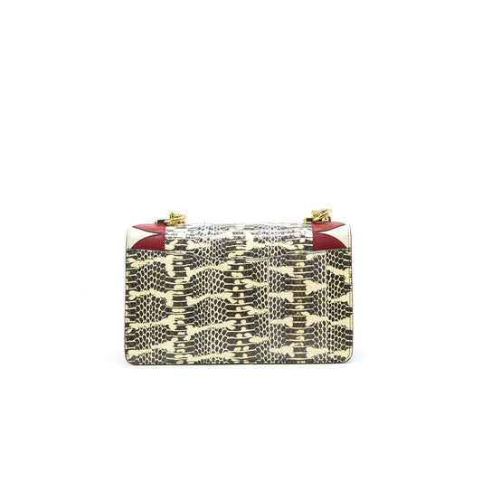 Gucci Fox Python Bag Limited Flap Travel Bag