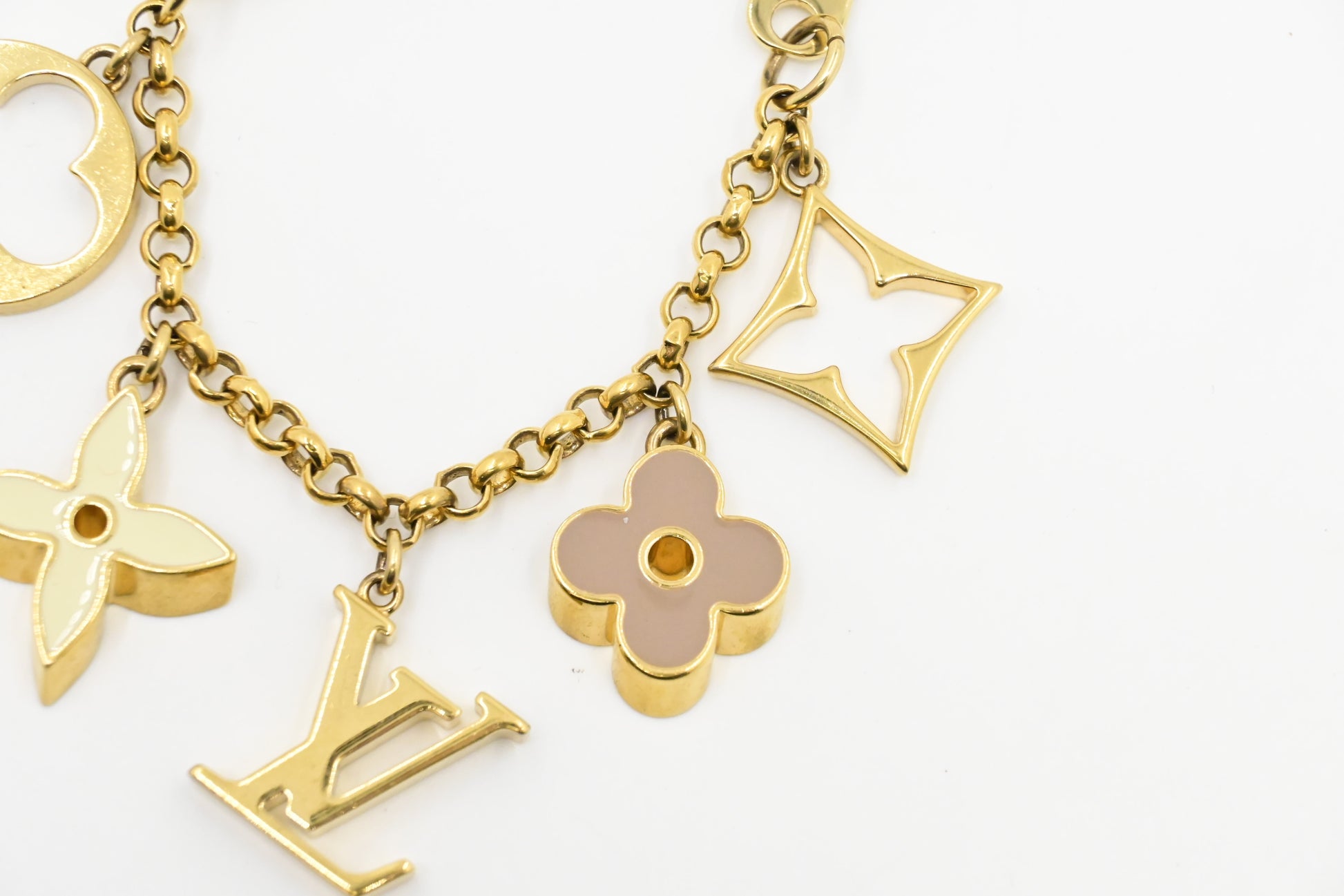 Louis Vuitton Flower Charm Monogram Key Chain