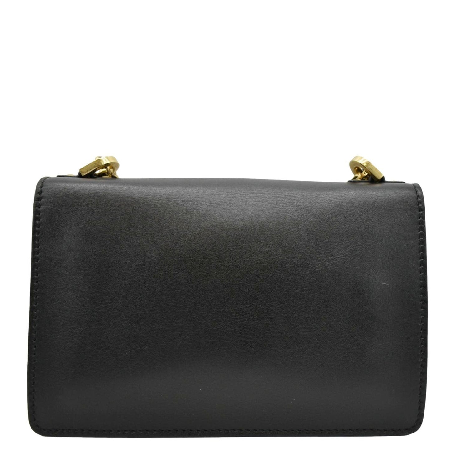 Dior J'A Flap Chain Shoulder Bag Leather Black