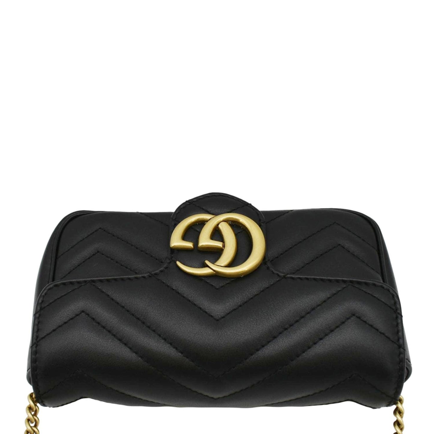 Gucci Marmont Super Mini Crossbody Bag Leather Matelasse