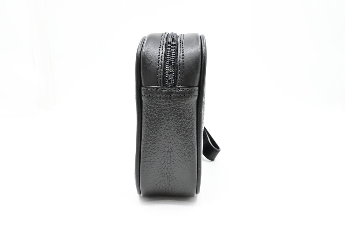 Burberry Wrist Pouch In Handbag Leather Black Travel Bag