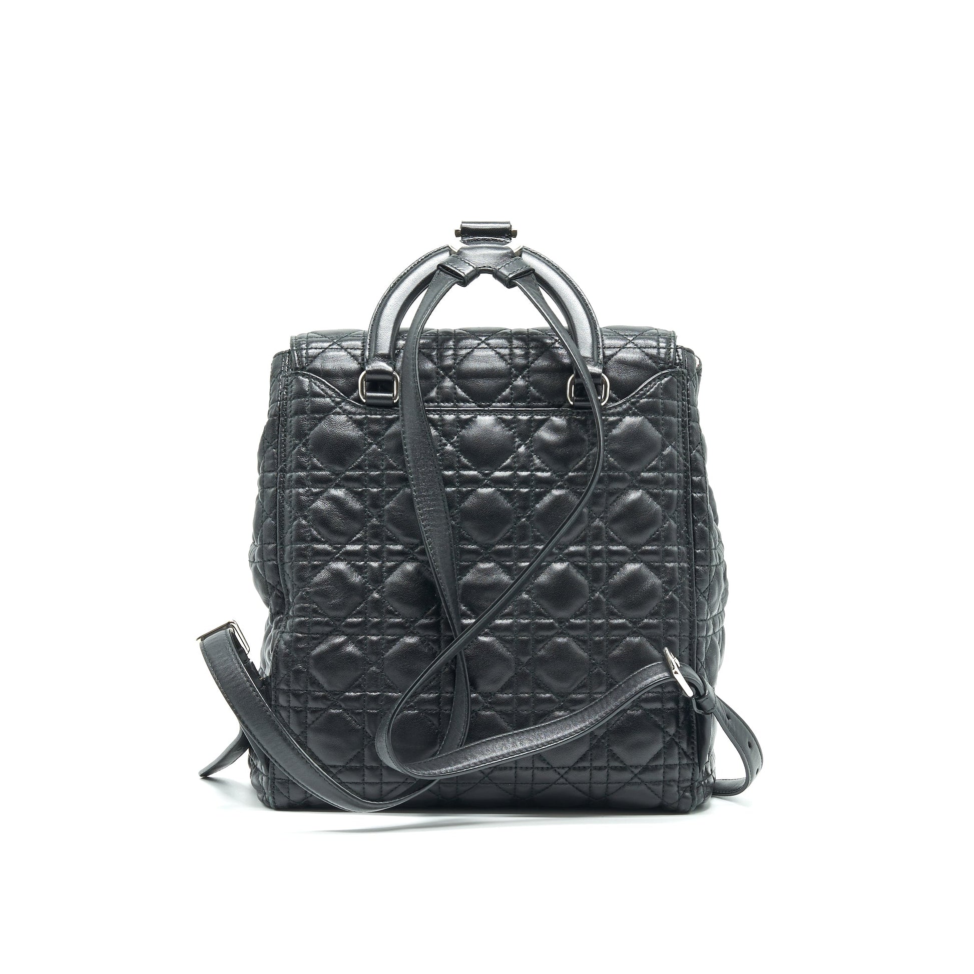 Dior Christian Backpack Handbag Black