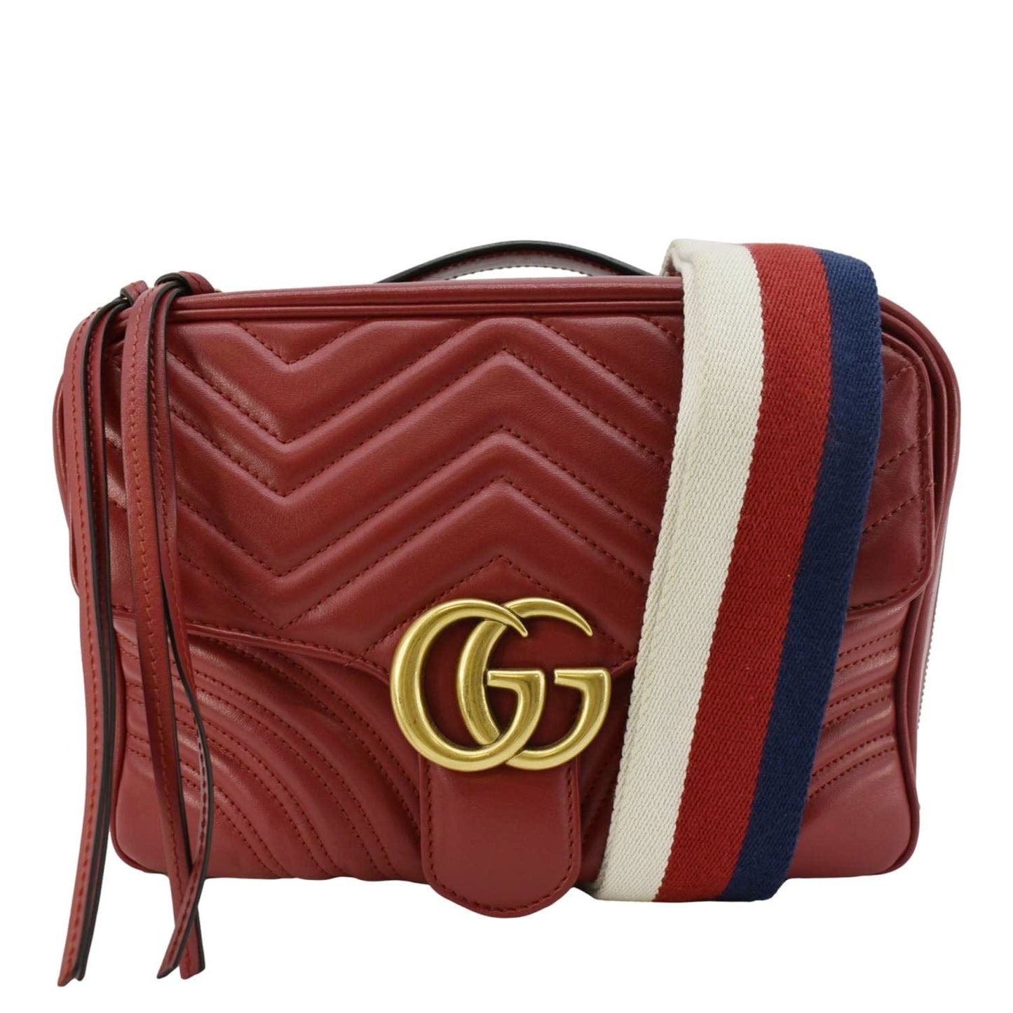 Gucci Marmont Small Shoulder Bag Leather Matelasse