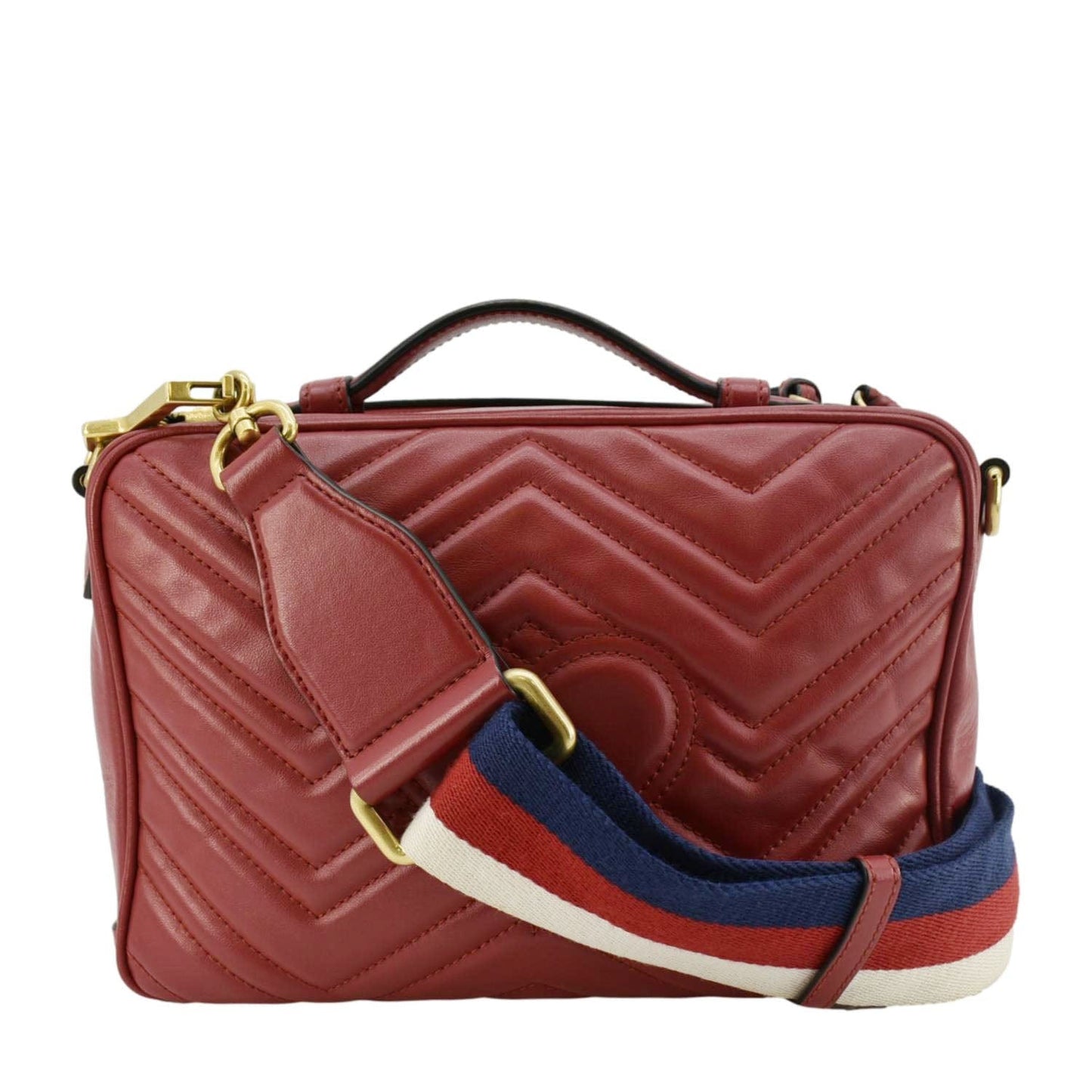 Gucci Marmont Small Shoulder Bag Leather Matelasse