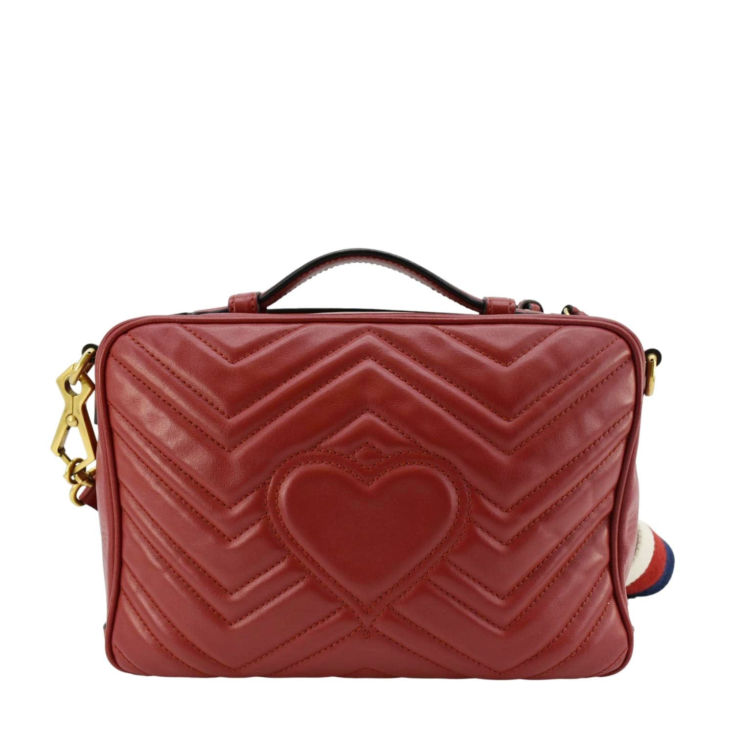 Gucci Marmont Small Shoulder Bag Leather Matelasse