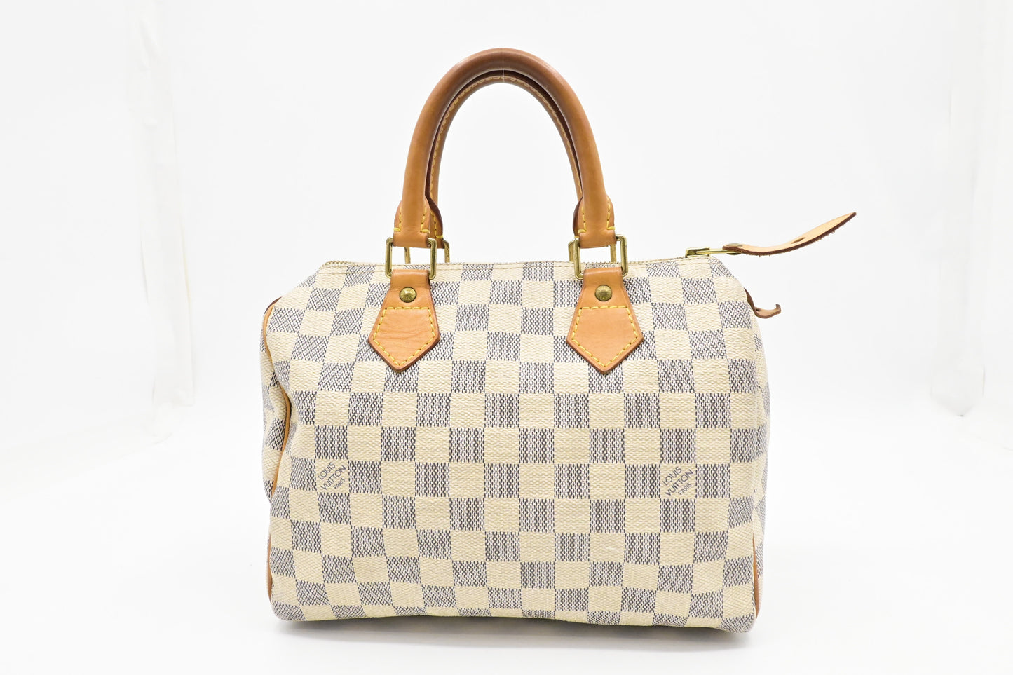Louis Vuitton Speedy 25 Azur Canvas Damier Handbag Canvas 1