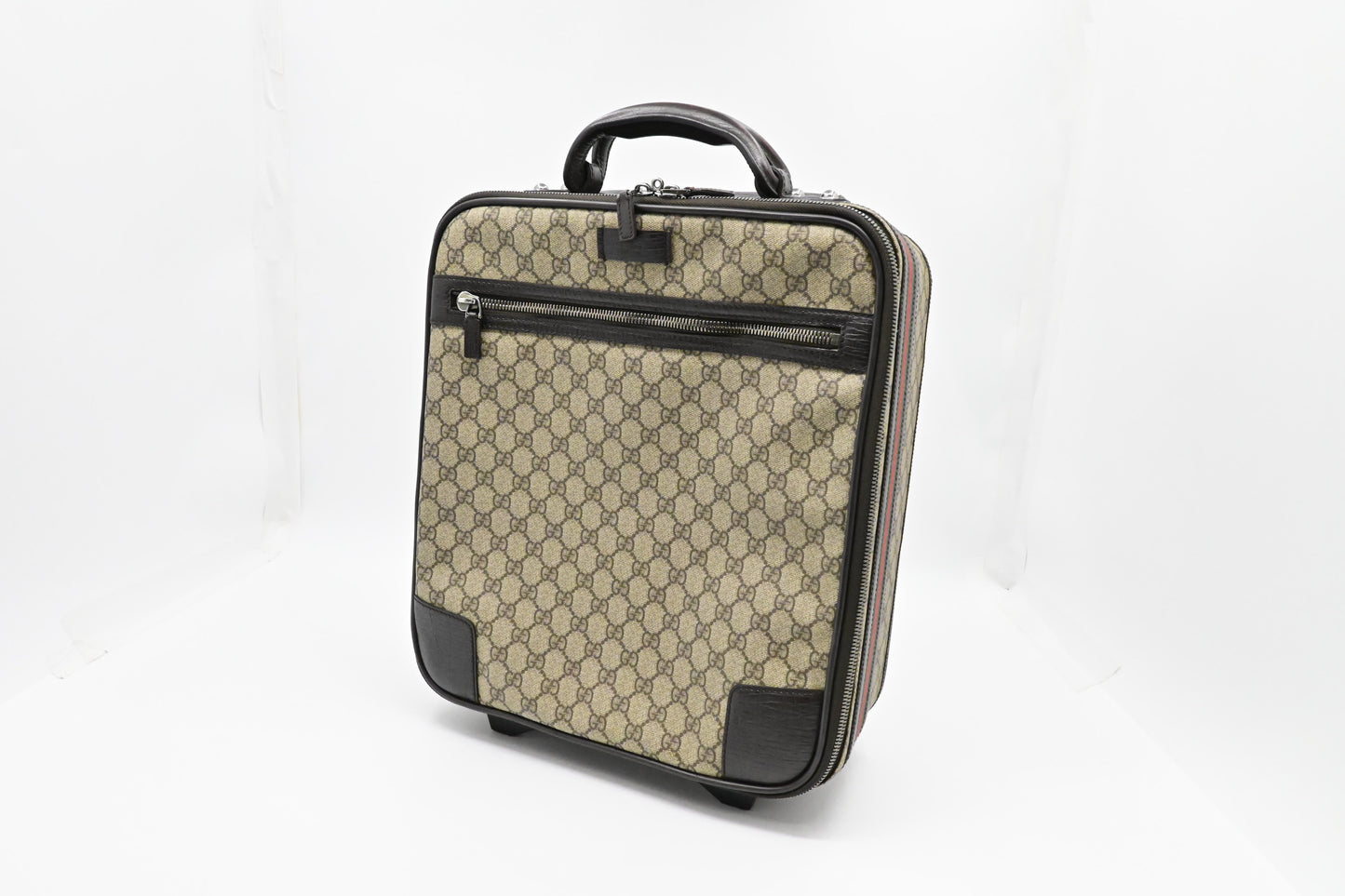 Gucci Suitcase GG Supreme Canvas Small Travel Bag