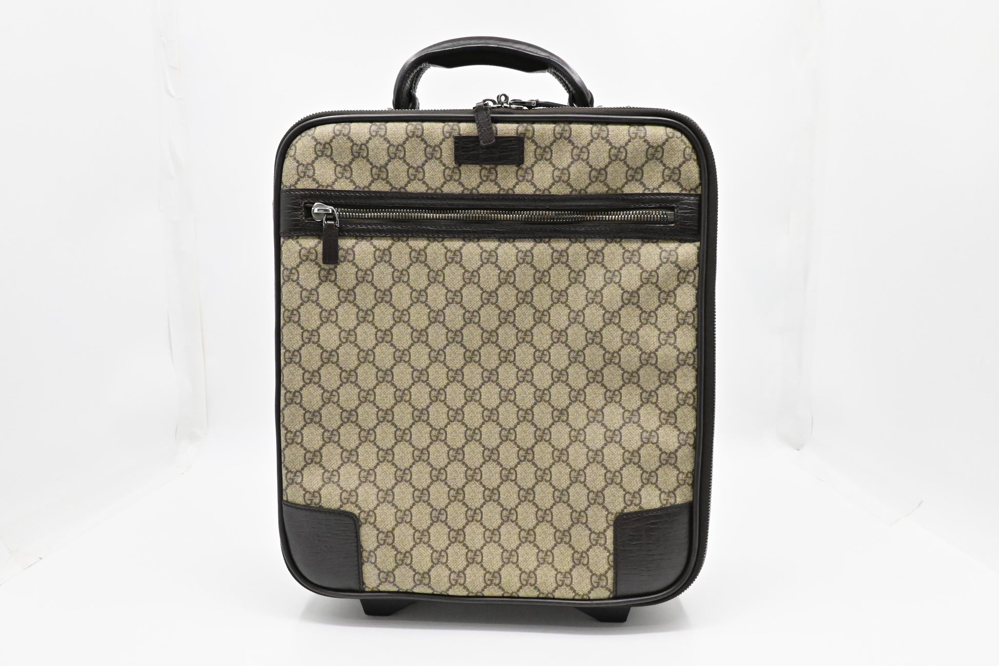 Gucci Suitcase GG Supreme Canvas Small Travel Bag
