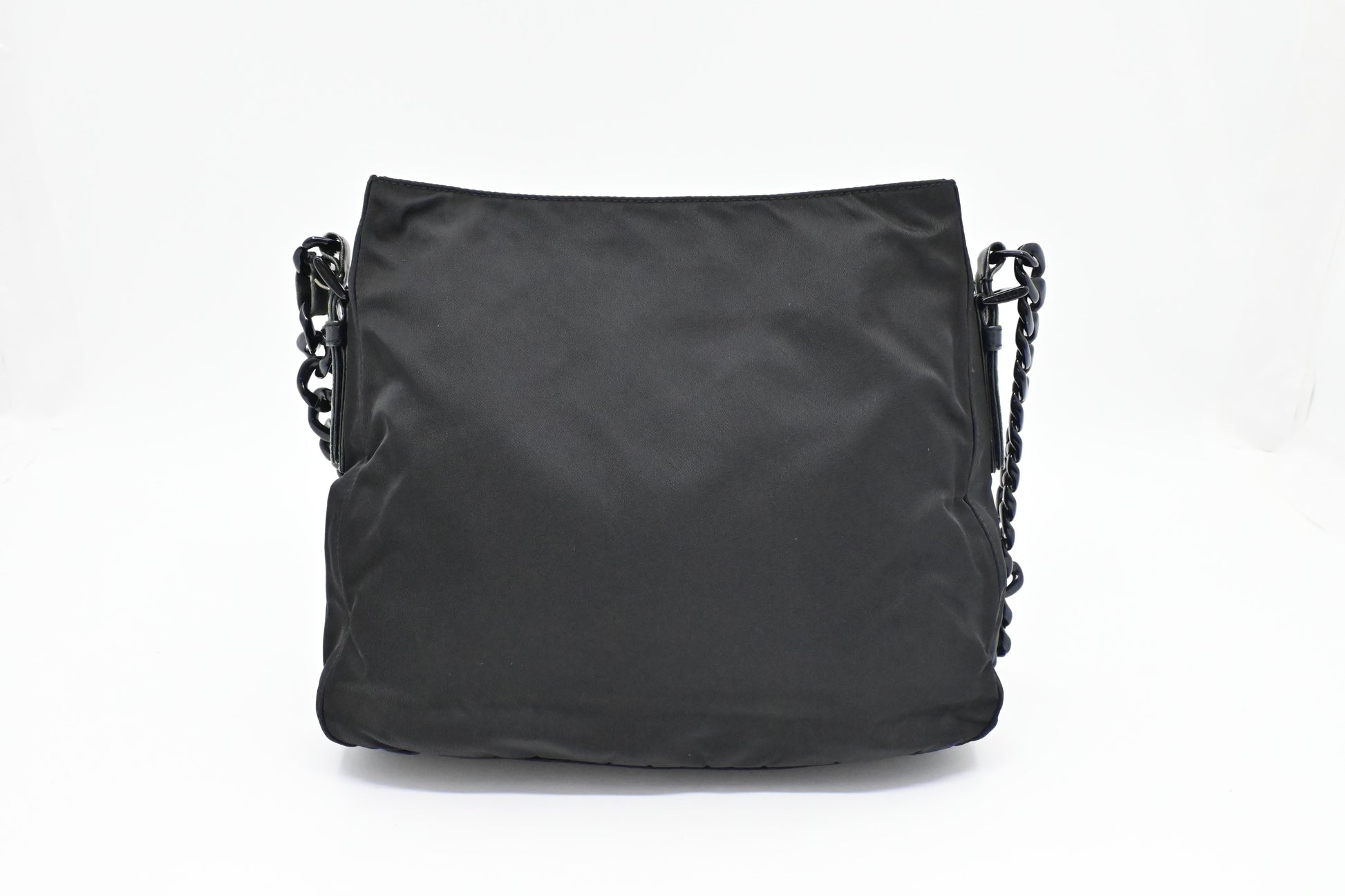 Prada Sholder Bag In Nylon Black Travel Bag