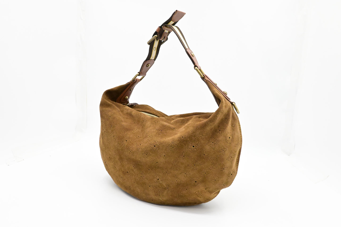 Louis Vuitton Onata GM Mahina Leather Brown Handbag