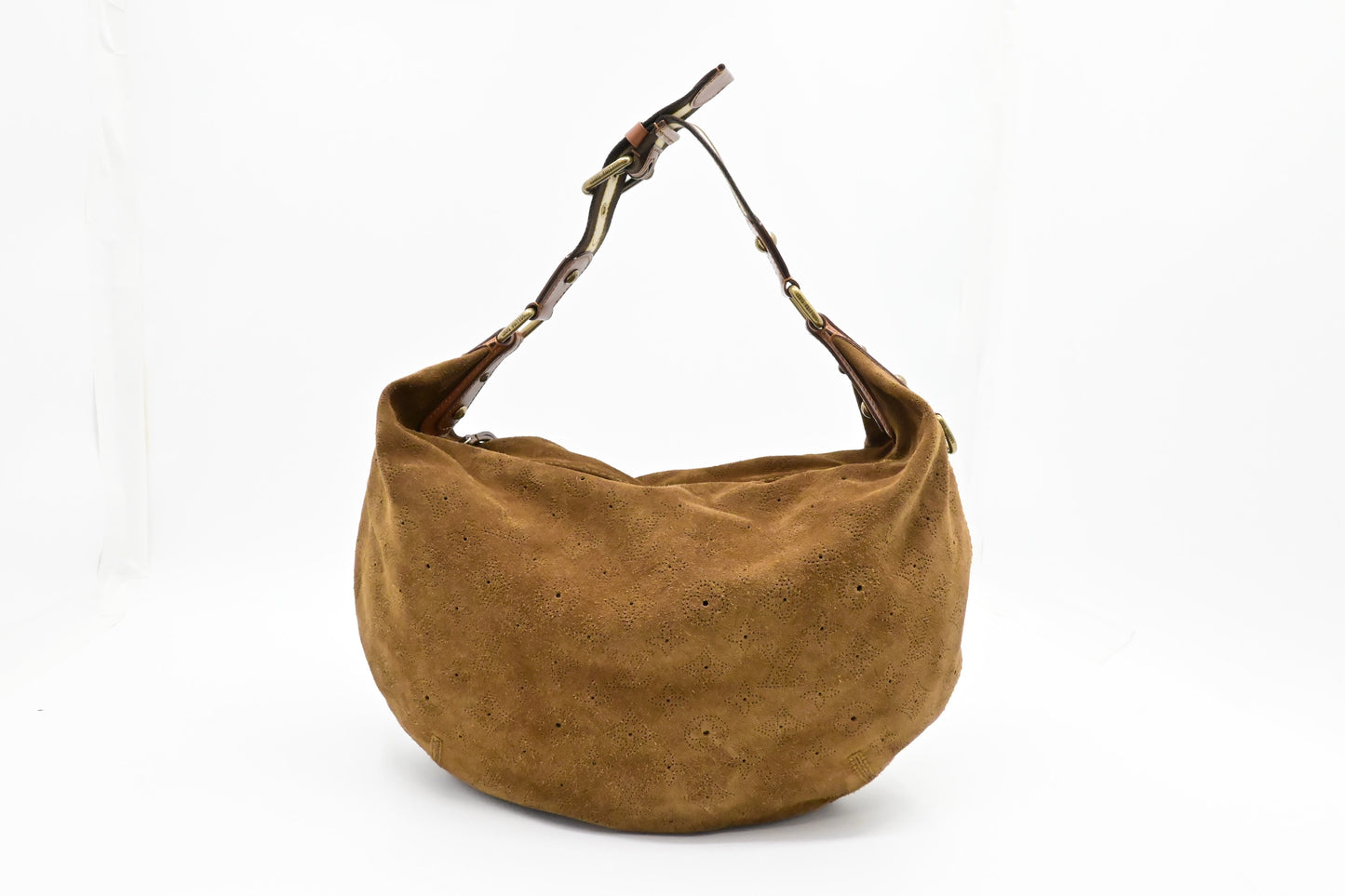 Louis Vuitton Onata GM Mahina Leather Brown Handbag
