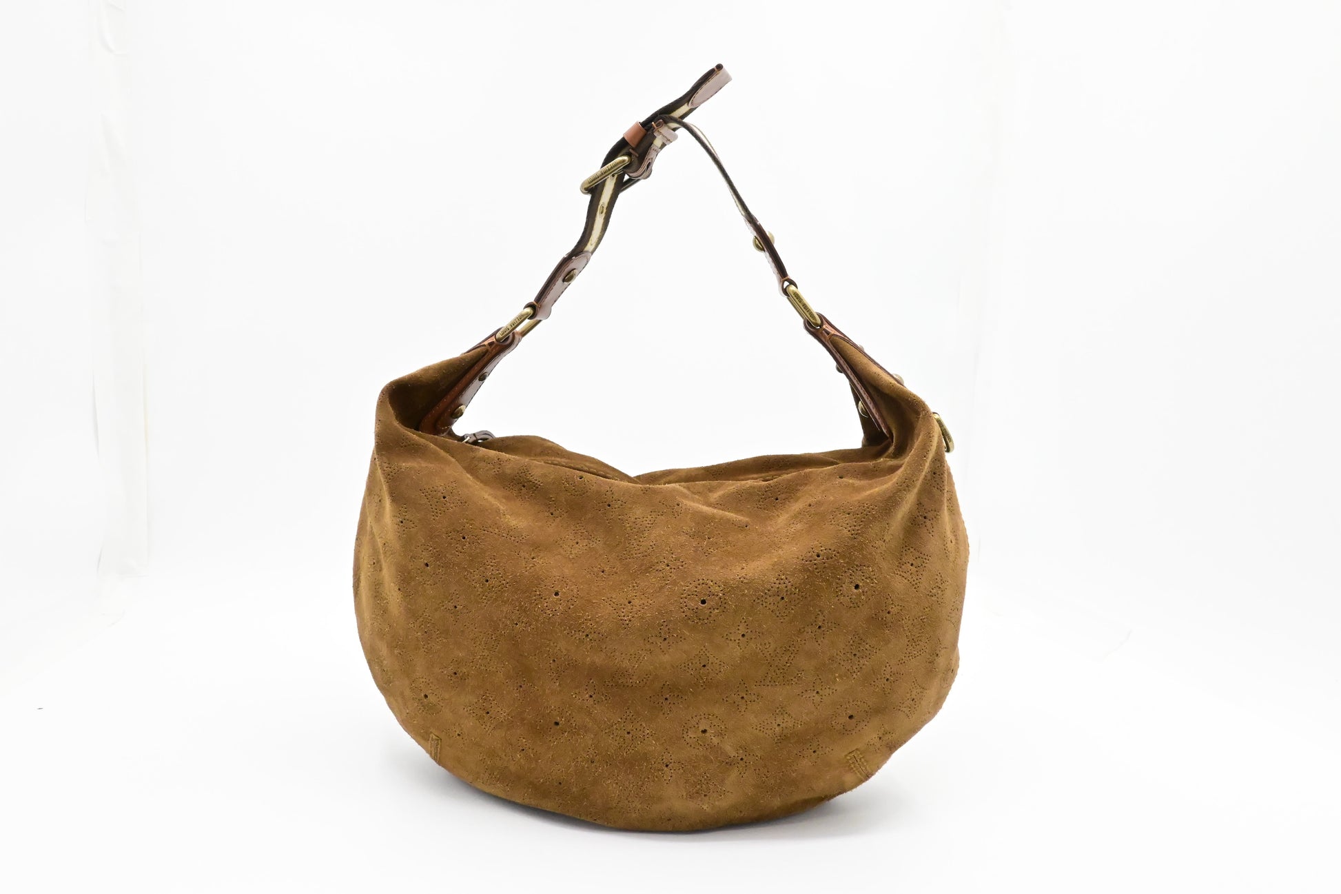 Louis Vuitton Onata GM Mahina Leather Brown Handbag