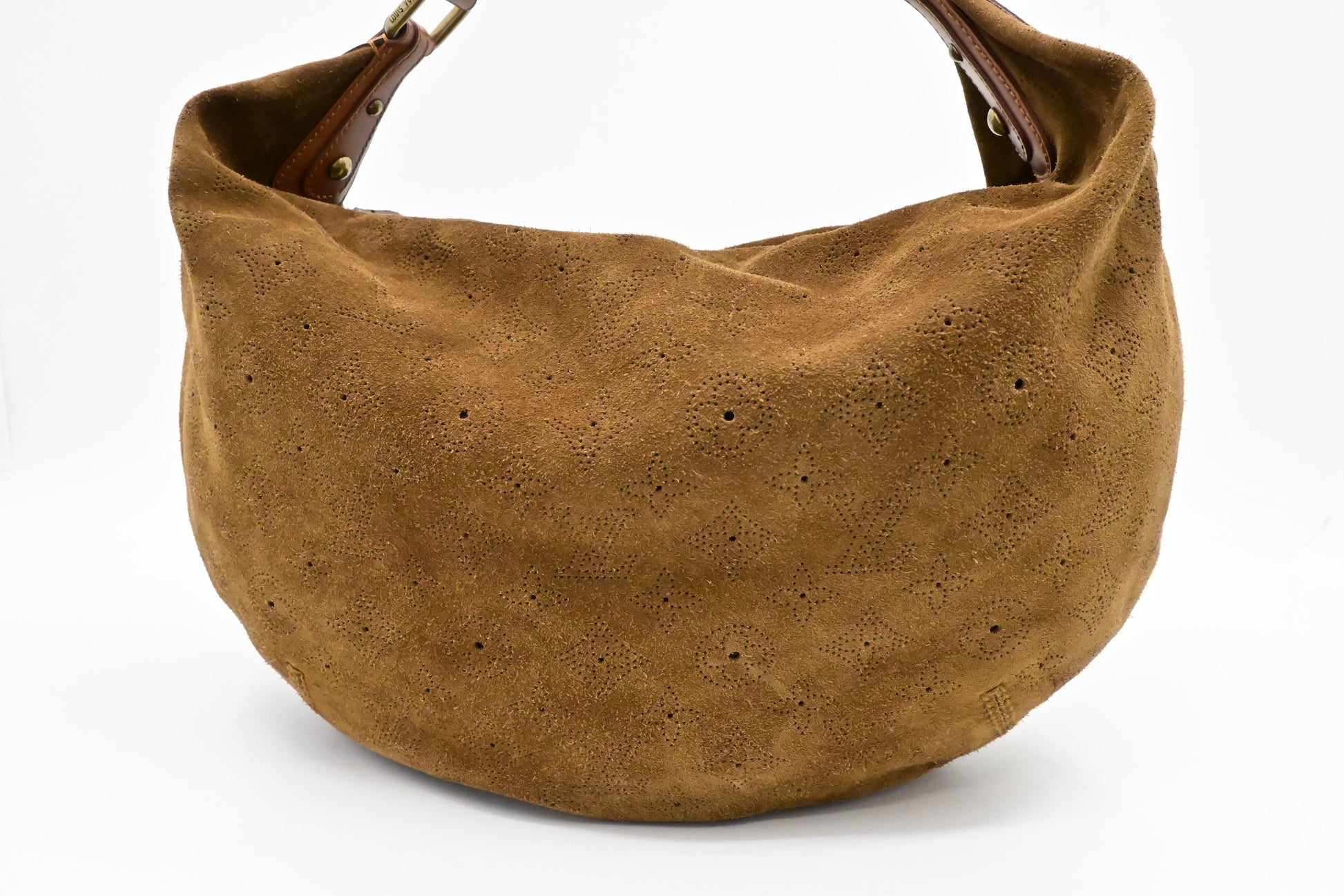 Louis Vuitton Onata GM Mahina Leather Brown Handbag