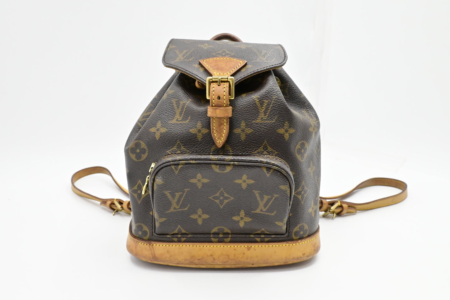 Louis Vuitton Montsouris PM Monogram Canvas Handbag Canvas 2