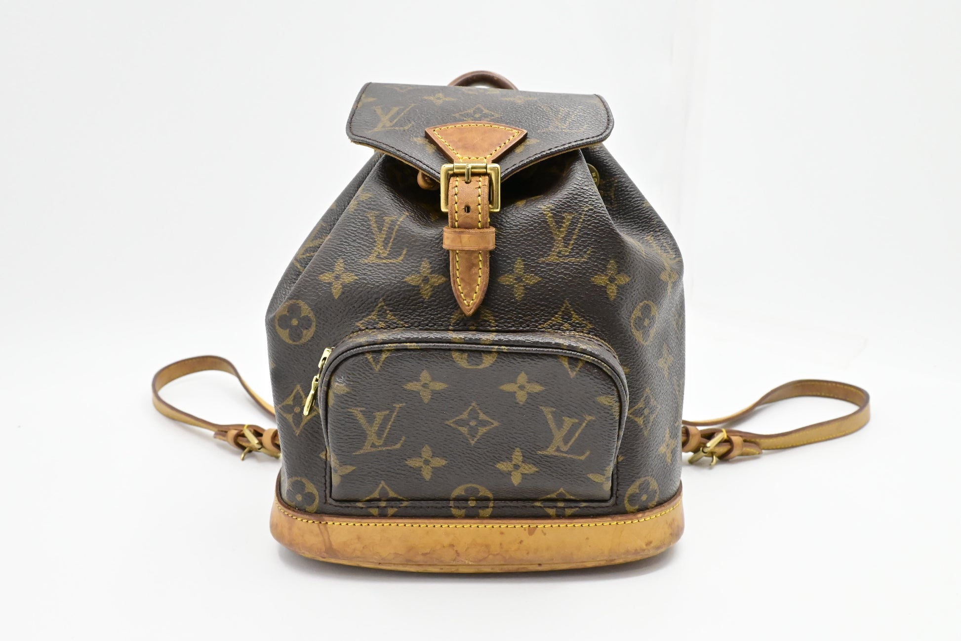 Louis Vuitton Montsouris PM Monogram Canvas Handbag Canvas 2
