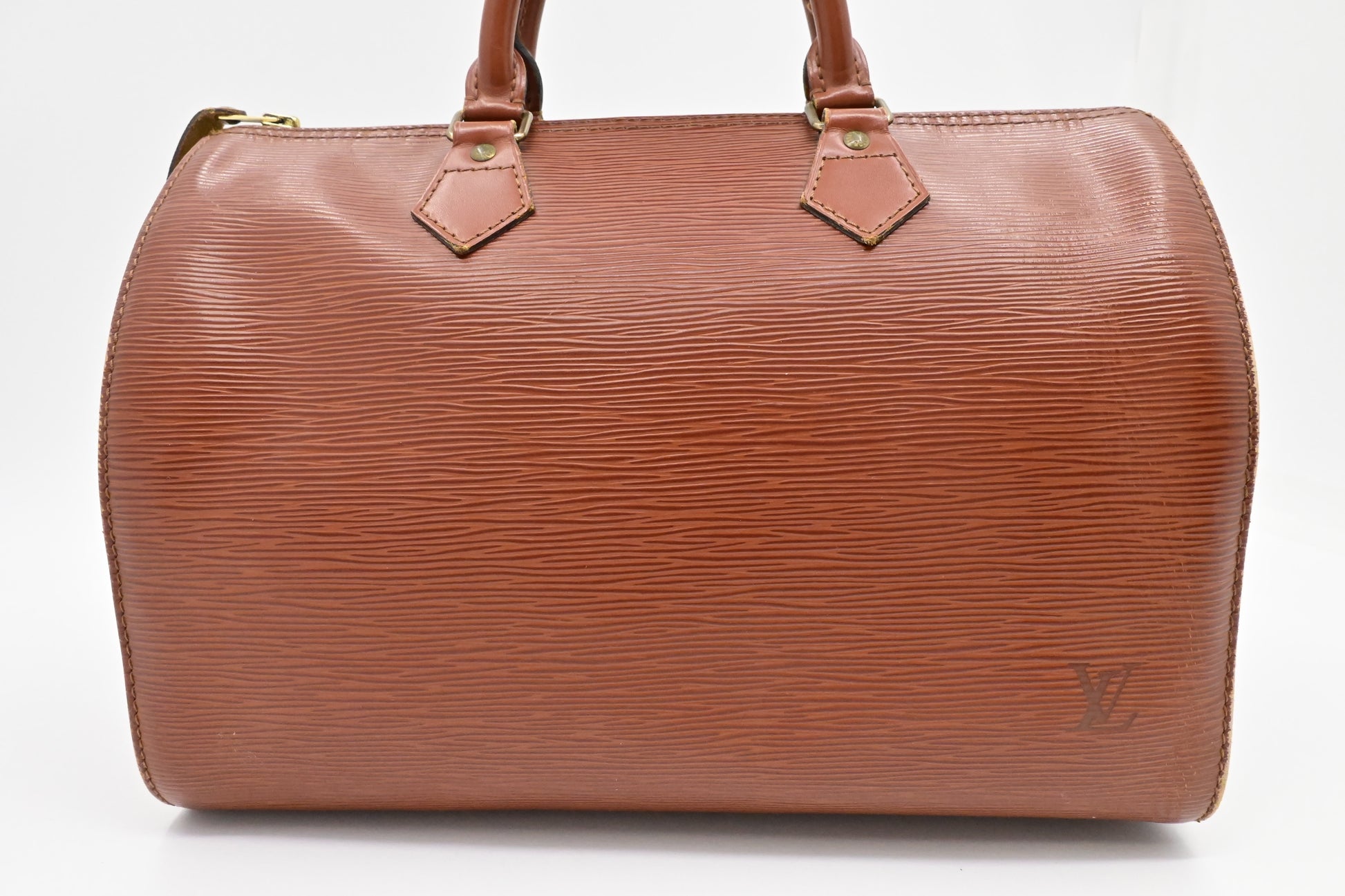 Louis Vuitton Speedy 30 Kenyan Fauve Brown Leather Epi Handbag