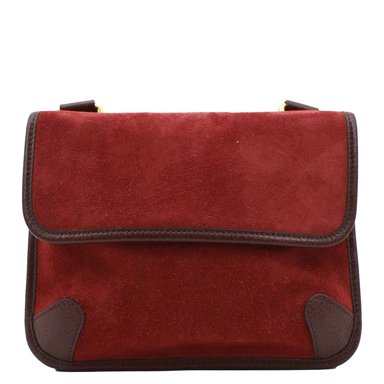 Gucci Neo Crossbody Bag Suede Red