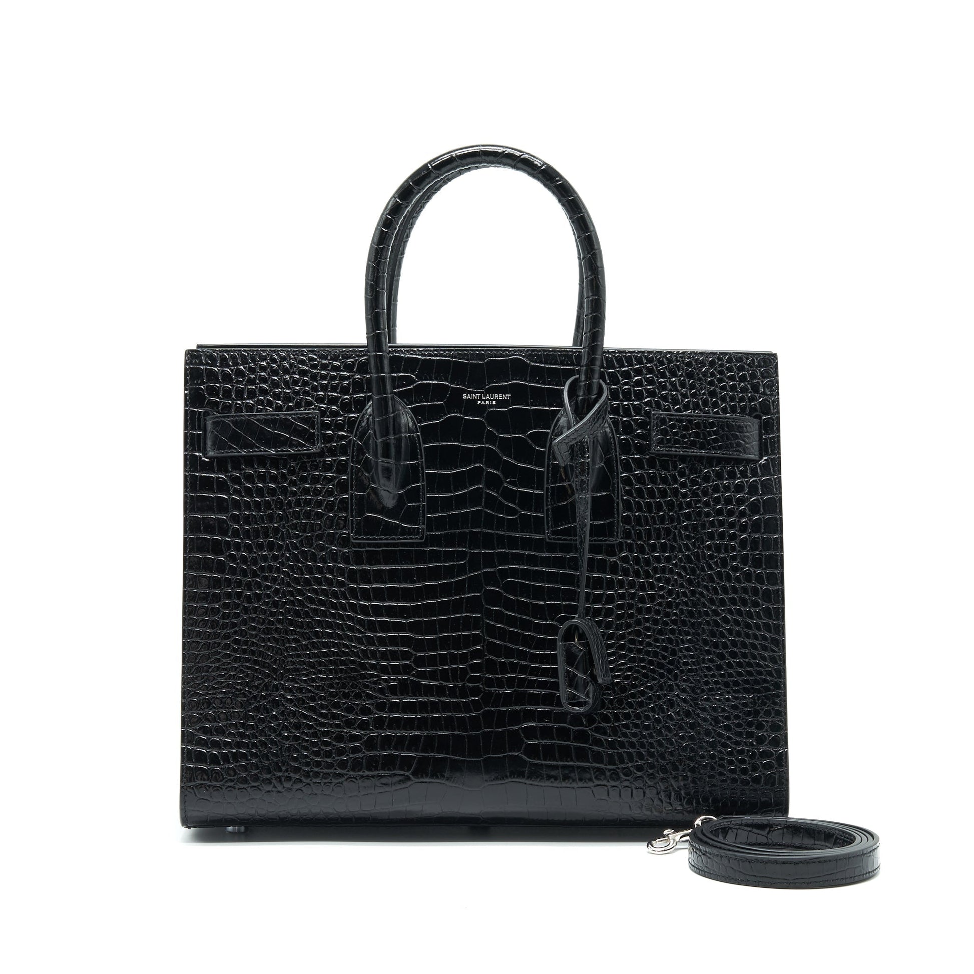 YSL Saint Laurent Classic Sac De Jour Purse Mini Small Shoulder Bag