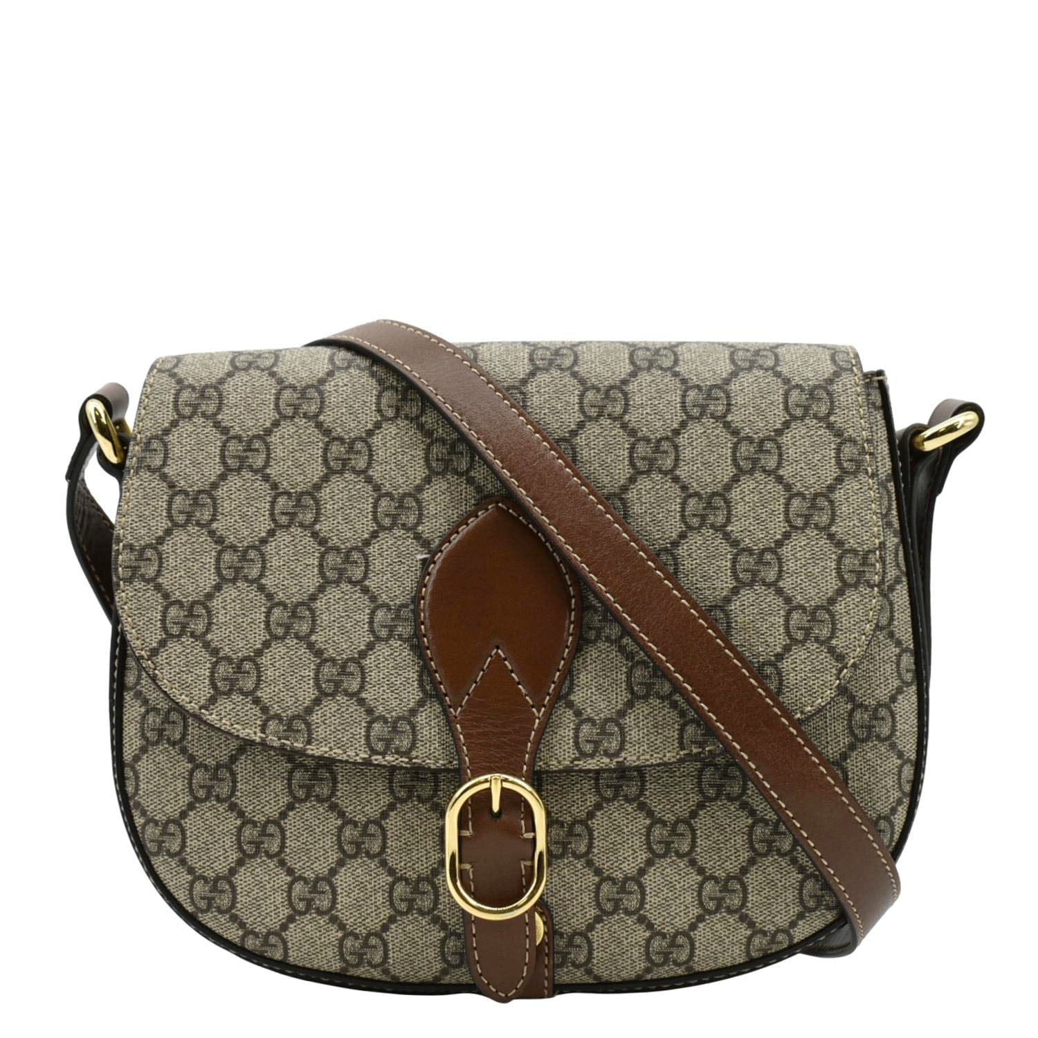 Gucci Ophidia Messenger Bag Canvas Beige Crossbody Bag Messenger 432150