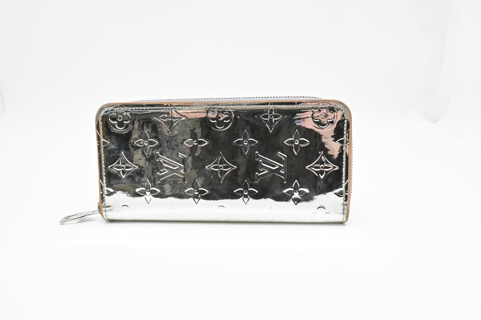 Louis Vuitton Zippy Vertical Monogram Canvas Wallet Case Canvas 1