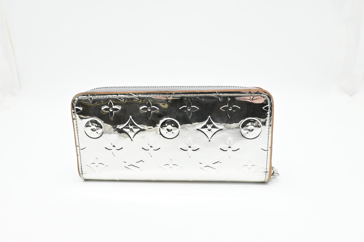 Louis Vuitton Zippy Vertical Monogram Canvas Wallet Case Canvas 1