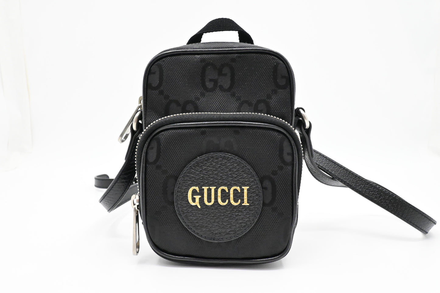 Gucci Off Grid Econyl Canvas Black Mini Crossbody Bag
