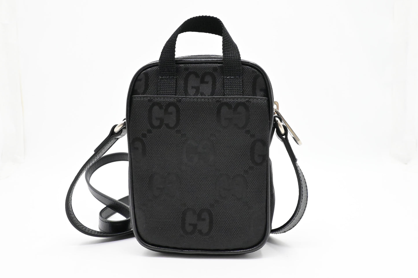 Gucci Off Grid Econyl Canvas Black Mini Crossbody Bag