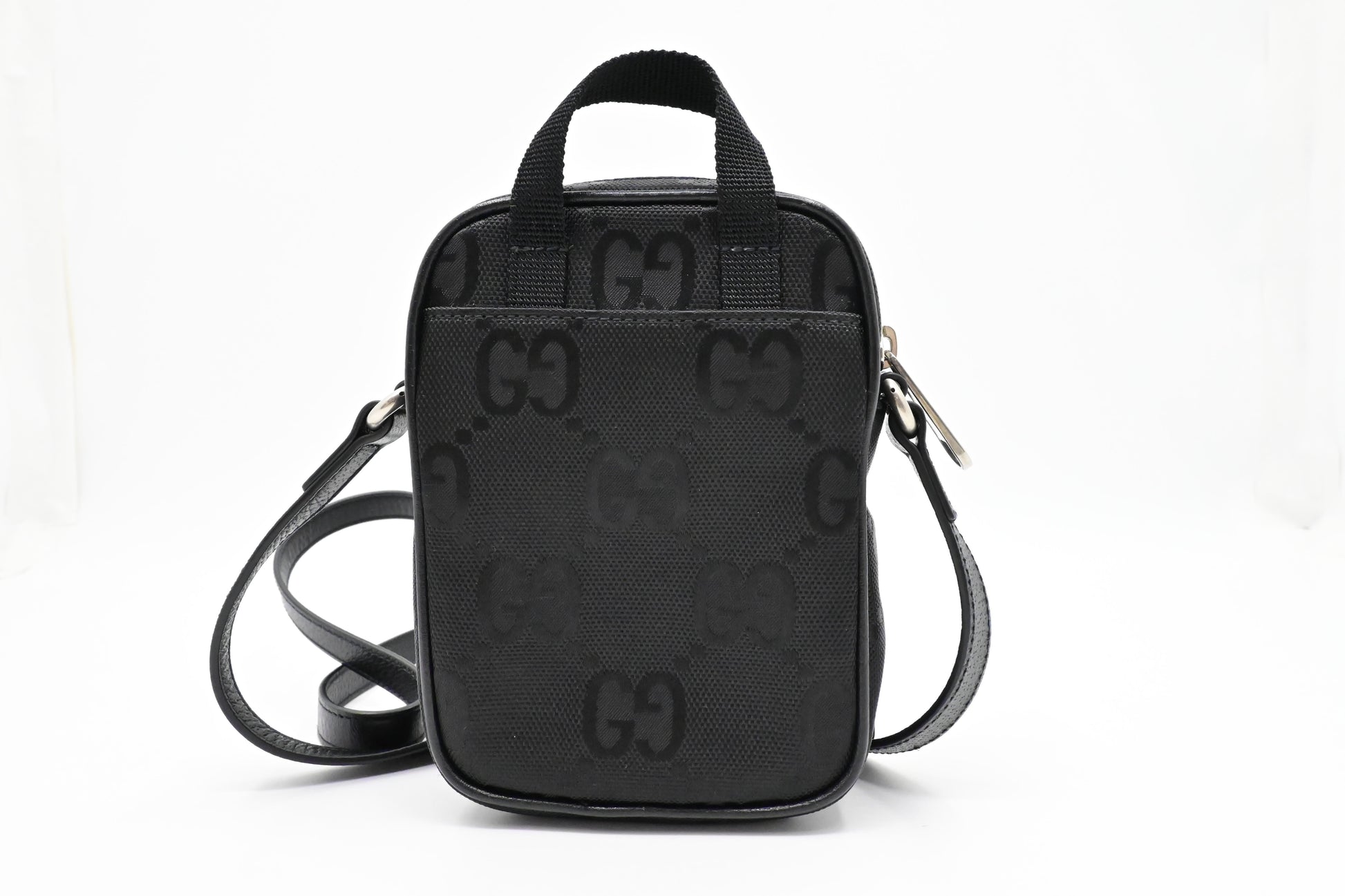 Gucci Off Grid Econyl Canvas Black Mini Crossbody Bag