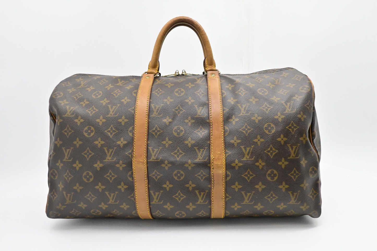 Louis Vuitton Keepall 50 Monogram Canvas Travel Bag Canvas 6