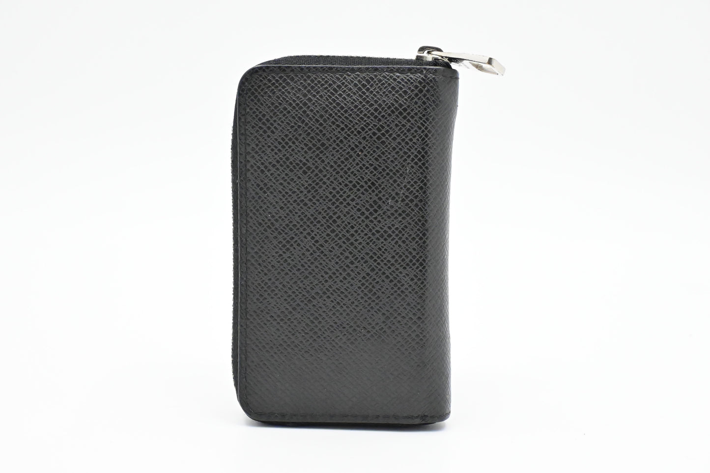 Louis Vuitton Zippy Coin Taiga Leather Black Handbag