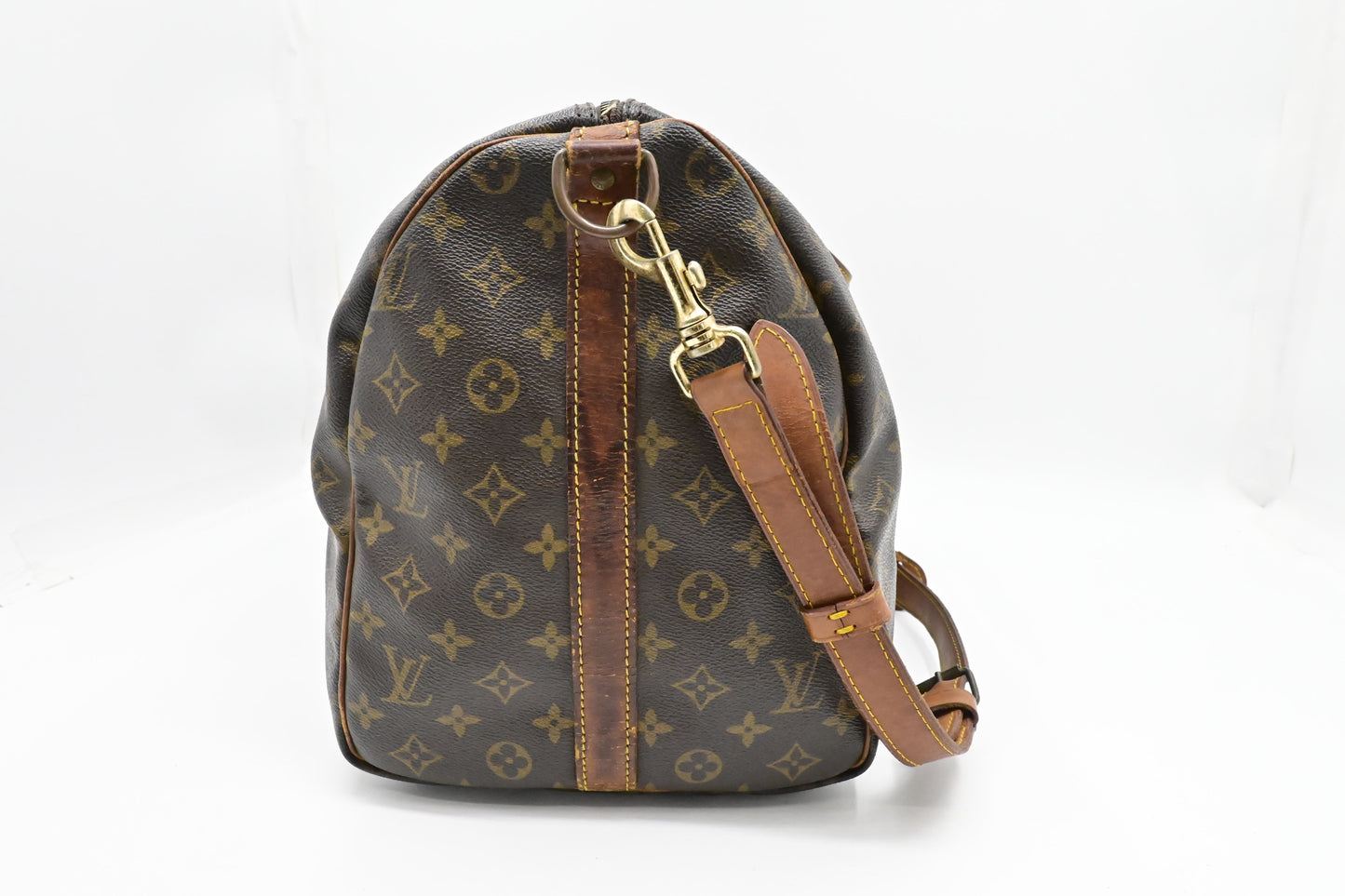 Louis Vuitton Keepall 50 Bandouliere Monogram Canvas Travel Bag Canvas 1