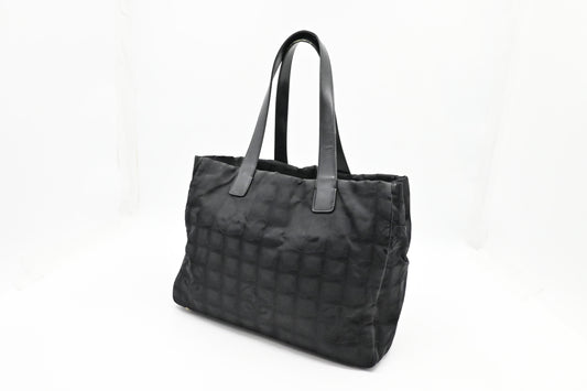 Chanel New Line Black Canvas Travel Bag Canvas 2