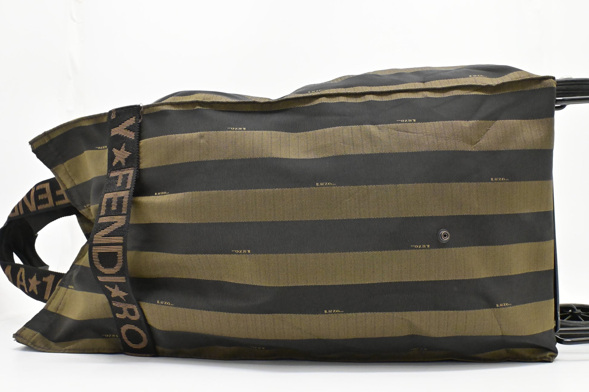 Fendi Foldable Jolly Trailer Bag In Pequin Canvas Travel Bag
