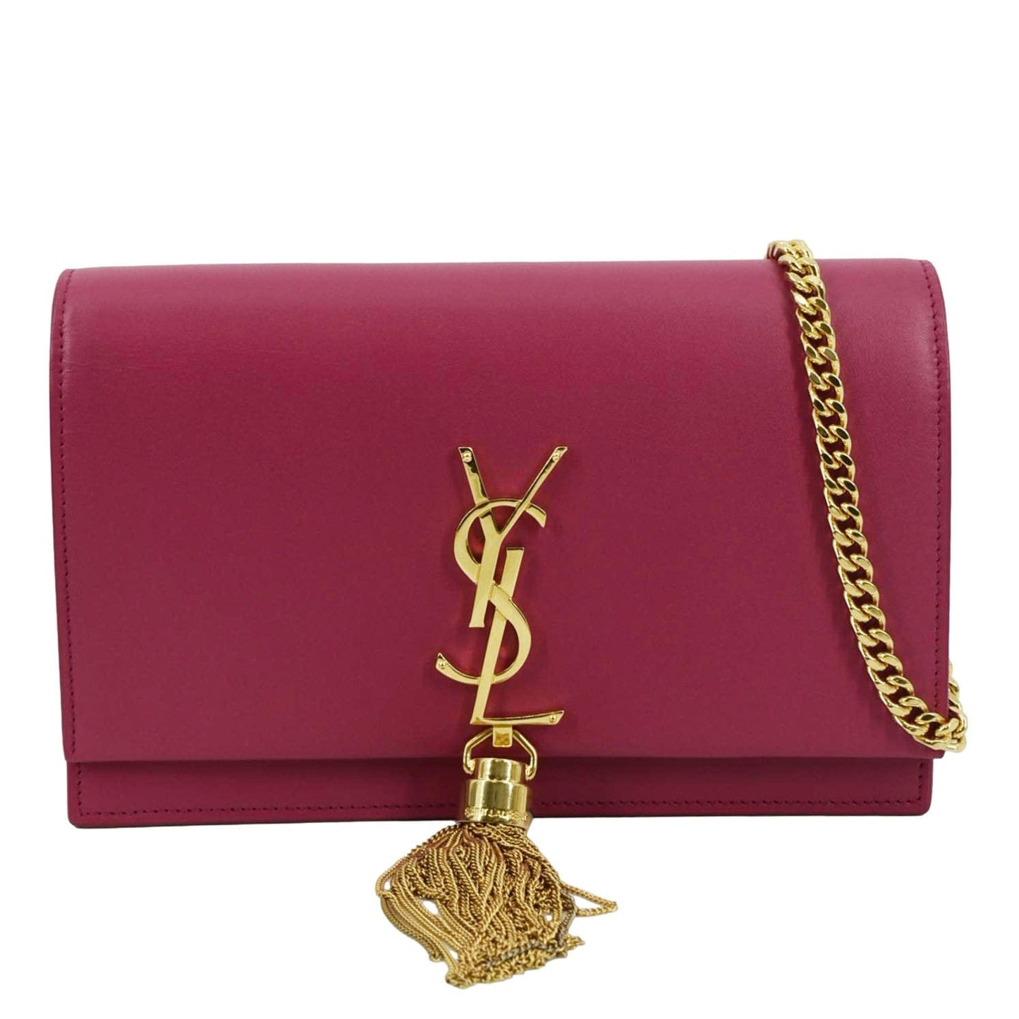 YSL Saint Laurent Saint Kate Smooth Crossbody Bag Hot Leather Pink