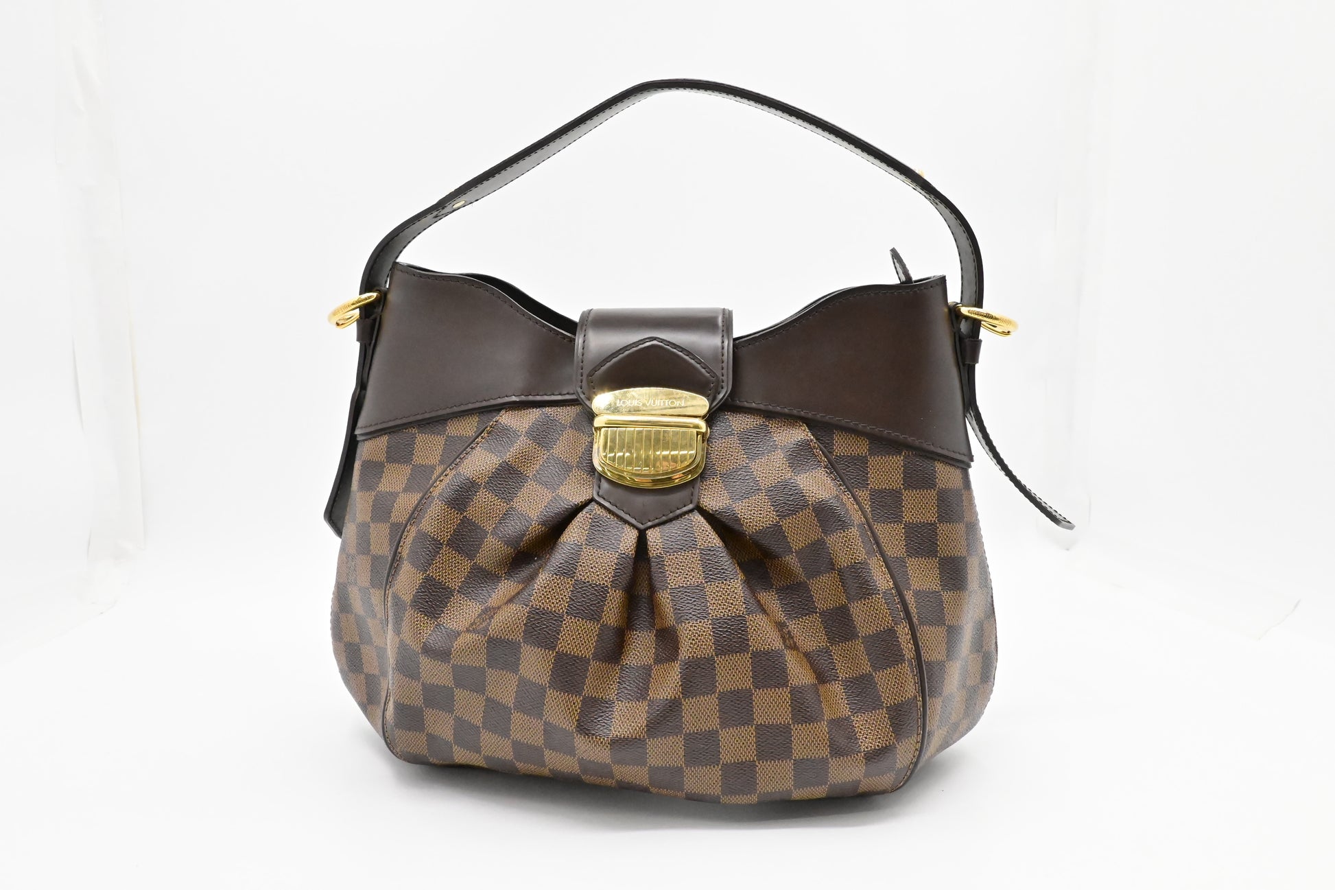 Louis Vuitton Sistina Ebene MM Canvas Damier Handbag