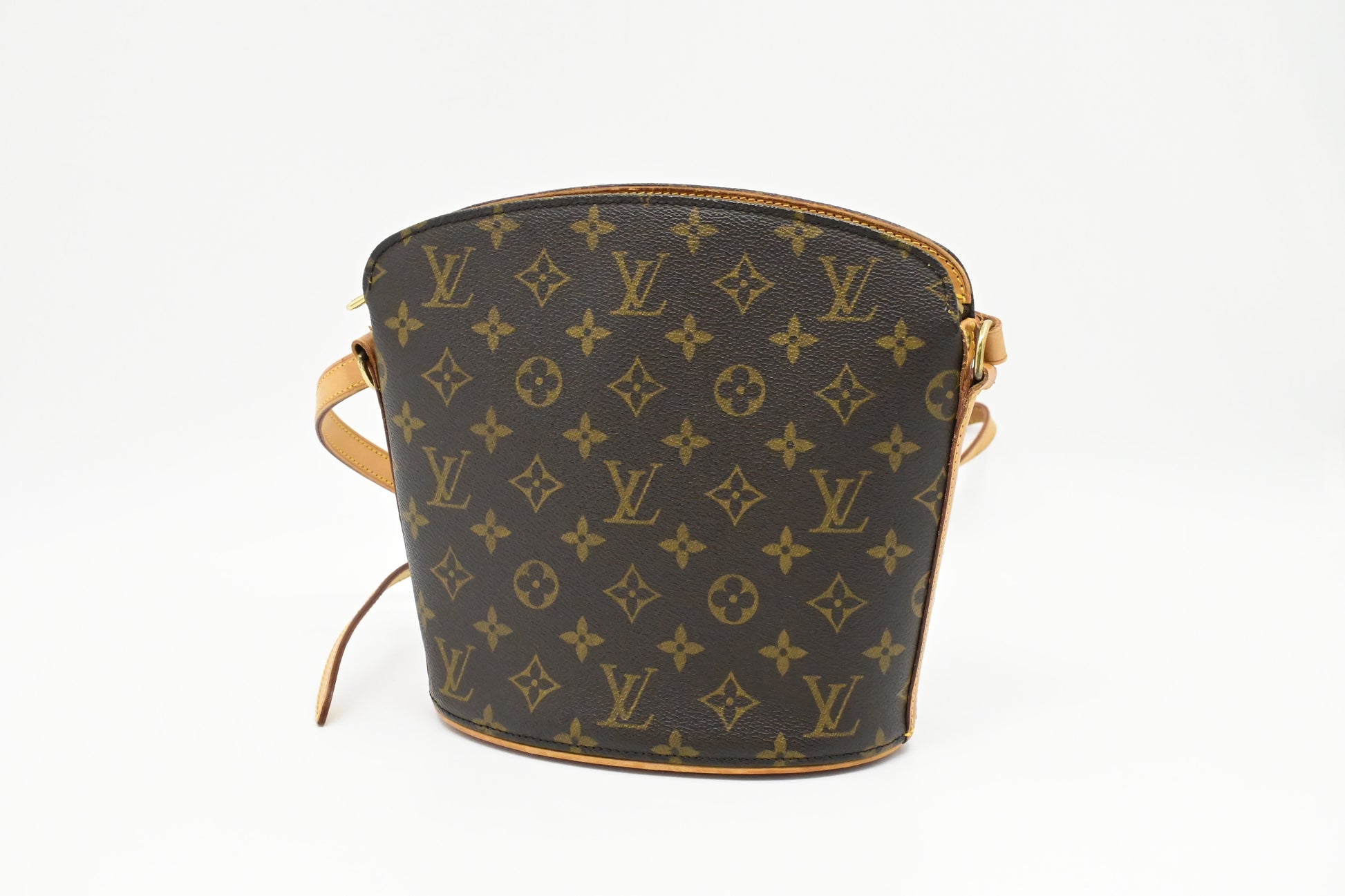 Louis Vuitton Drouot Monogram Canvas Handbag Canvas 7