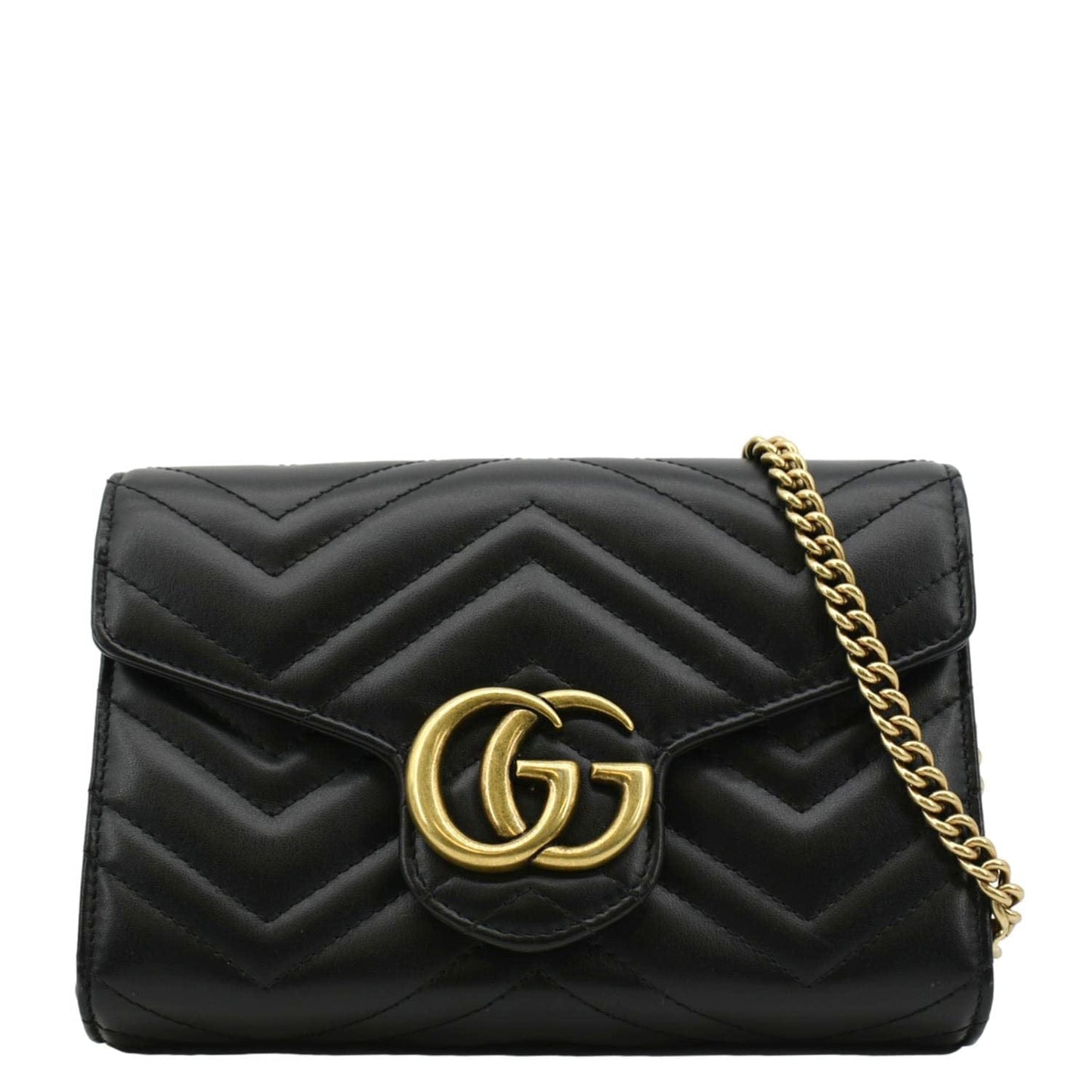 Gucci Marmont Mini Crossbody Bag Leather Matelasse Mini 474576