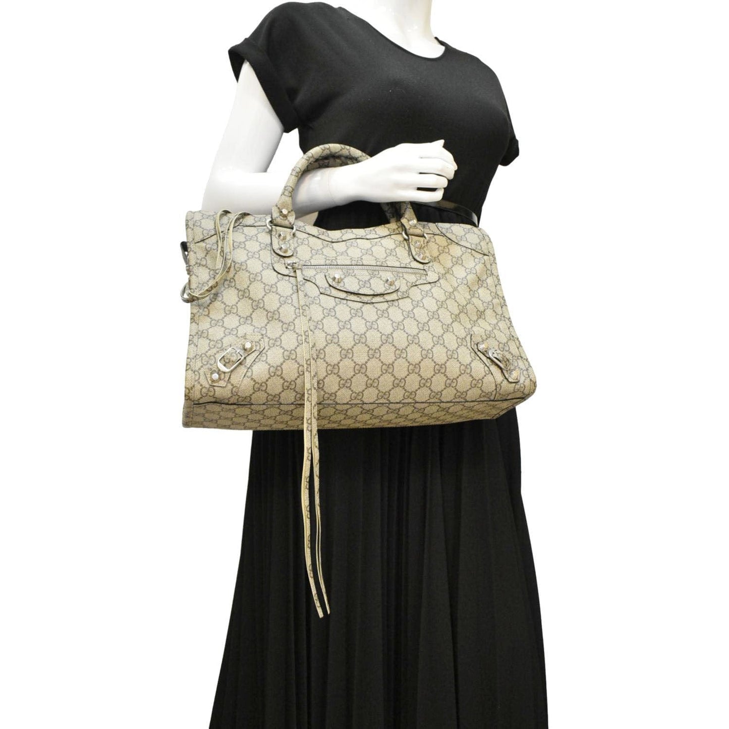 Gucci The Hacker Project Neo Supreme Tote Bag Beige Shoulder Bag