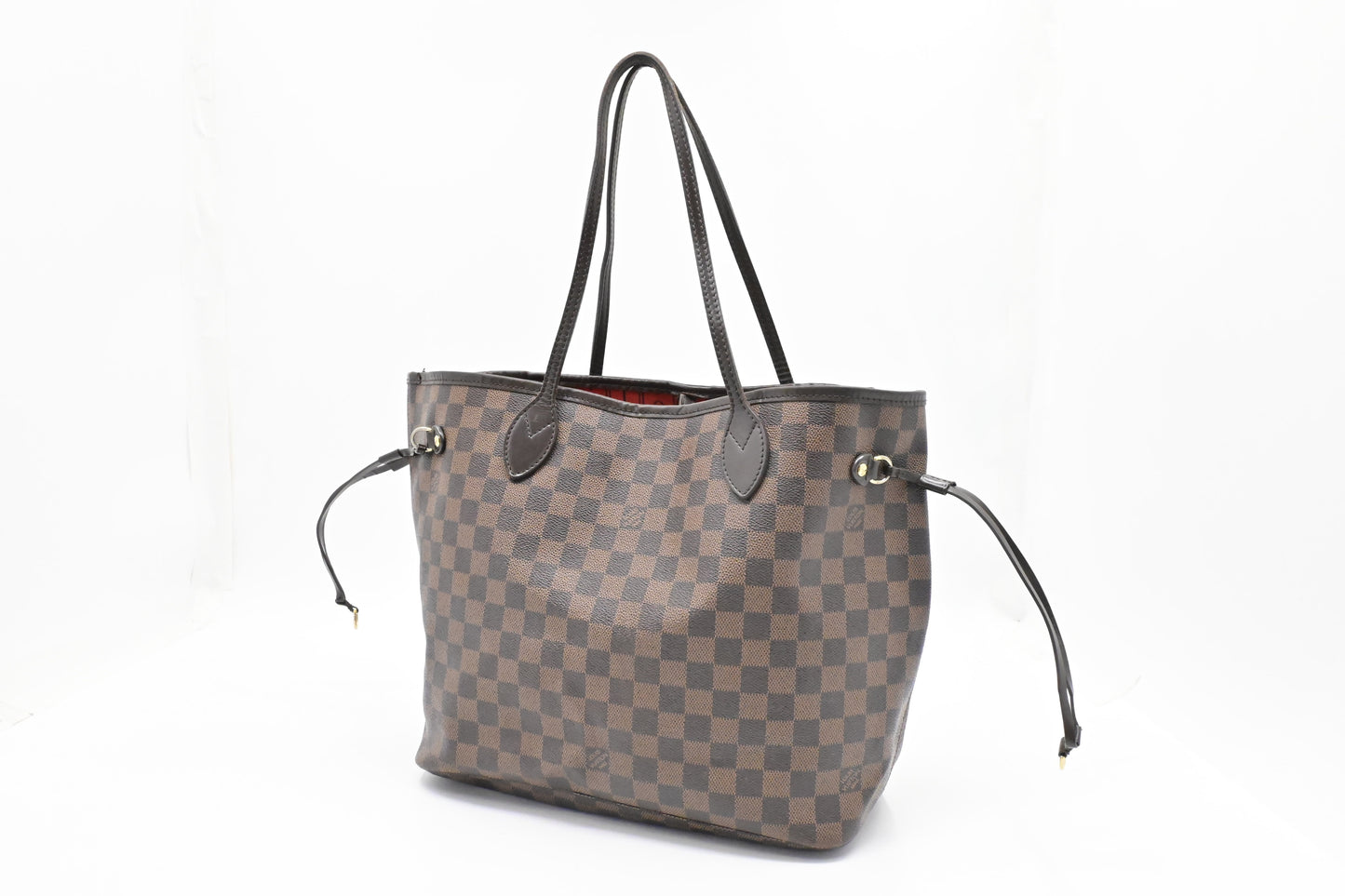 Louis Vuitton Neverfull MM Ebene Damier Canvas Tote Bag Canvas 5