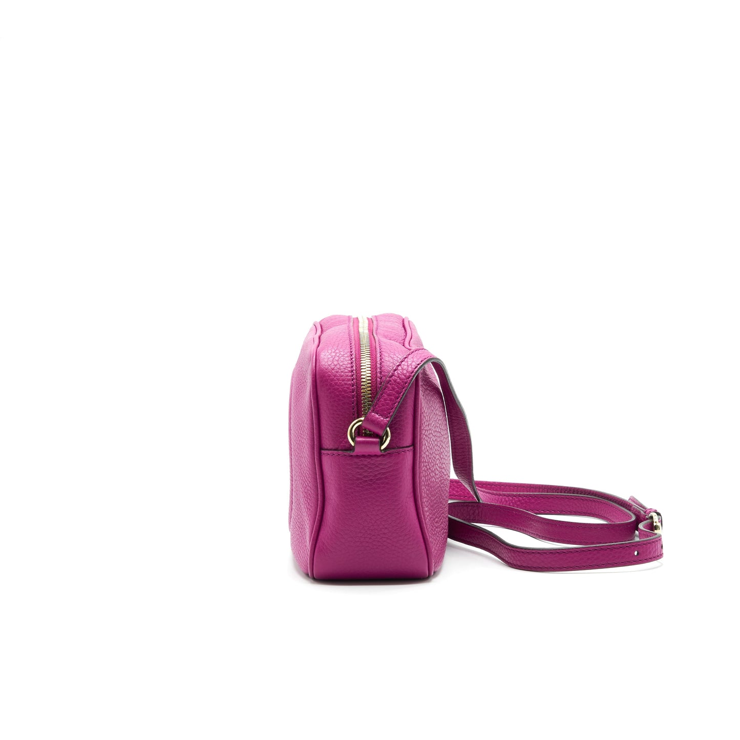 Gucci Soho Disco Bag Hot Leather Pink Travel Bag