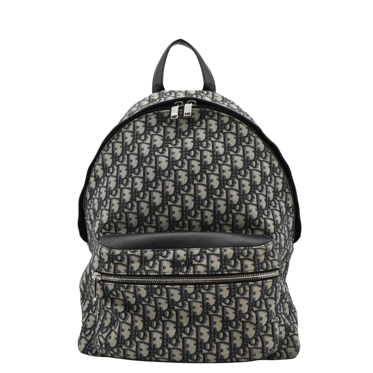 Dior Kids Rider Oblique Jacquard Backpack Handbag Beige Mini