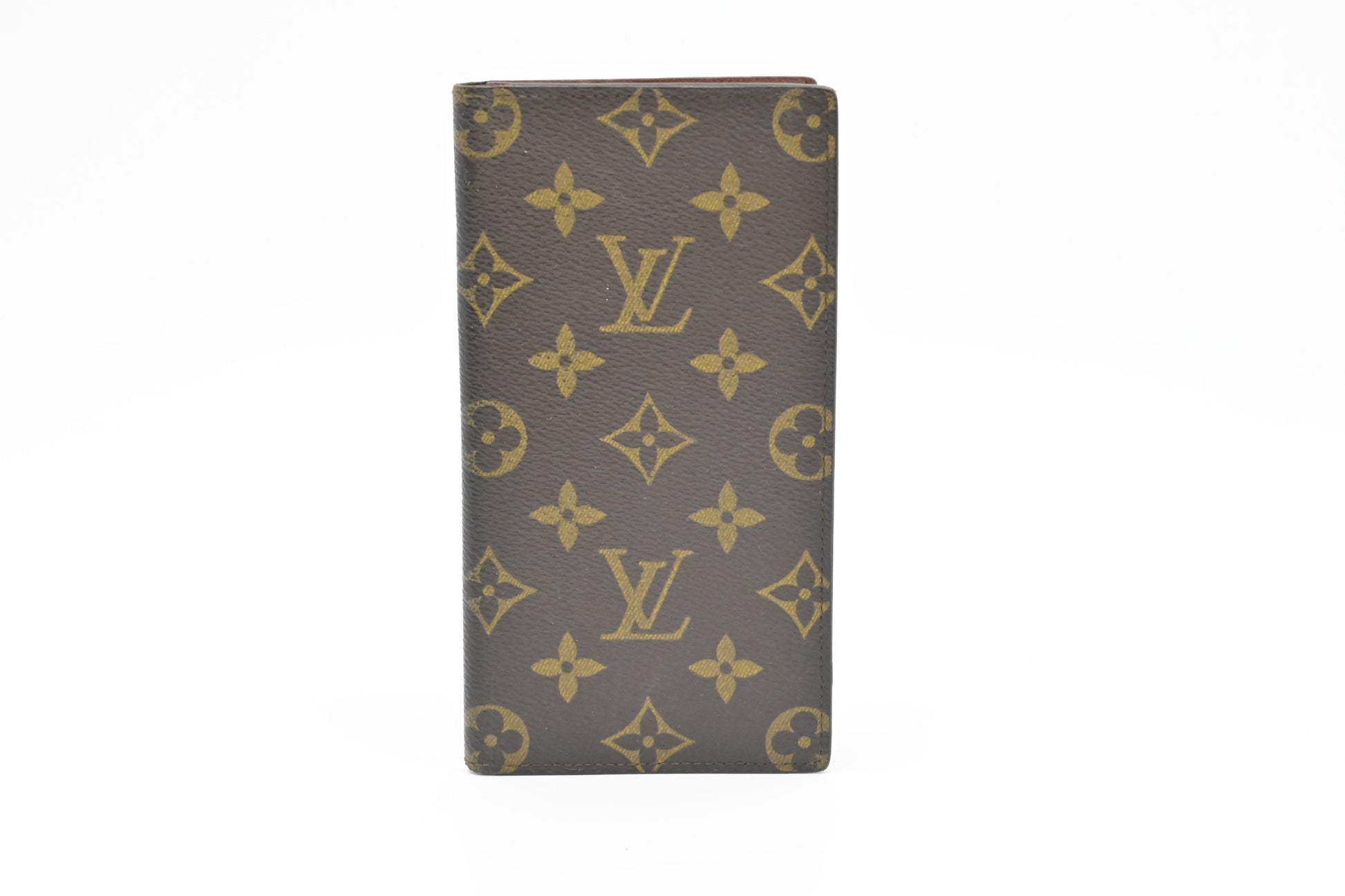 Louis Vuitton Checkbook Holder Monogram Canvas Handbag Canvas 1