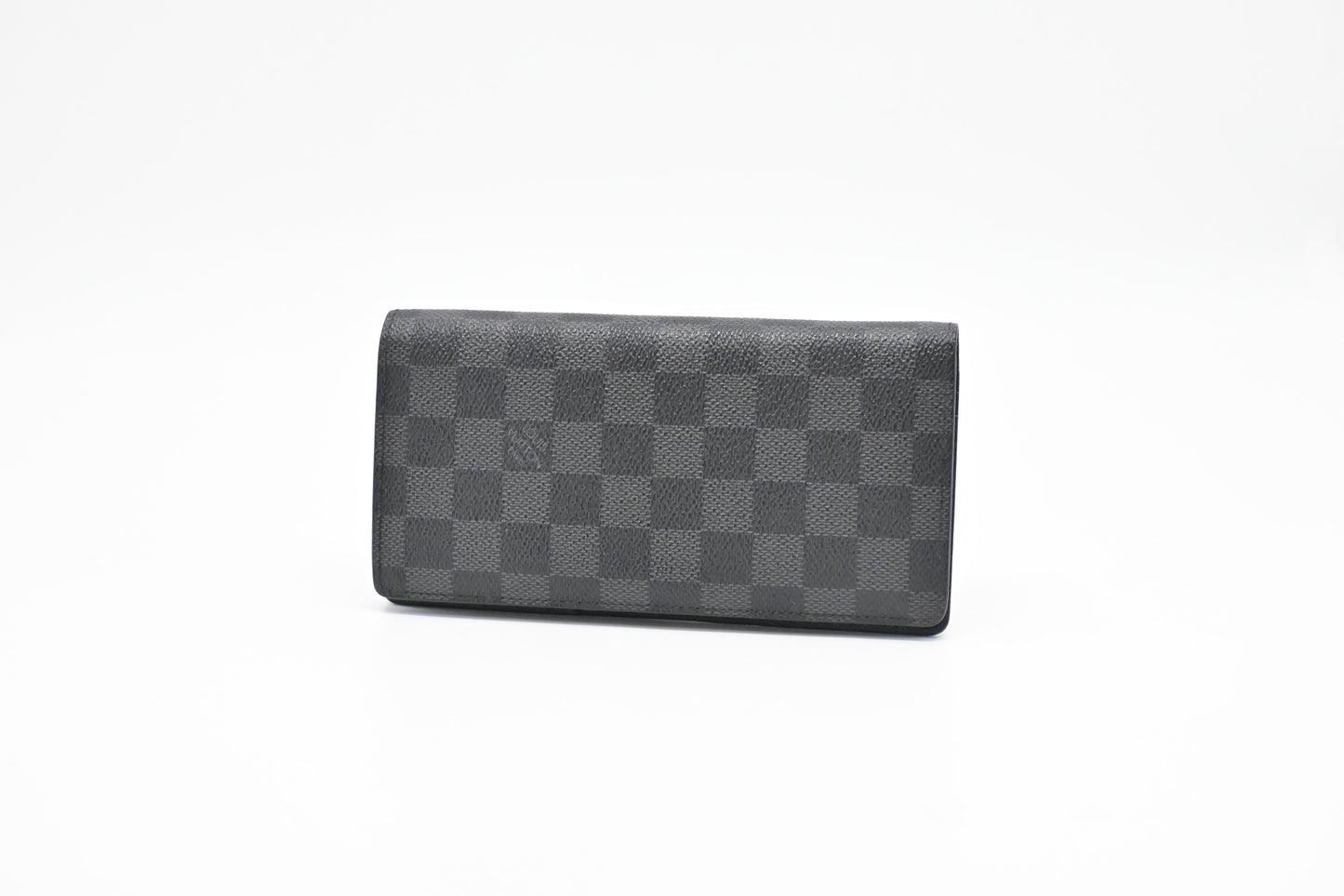 Louis Vuitton Brazza Graphite Damier Canvas Wallet Case