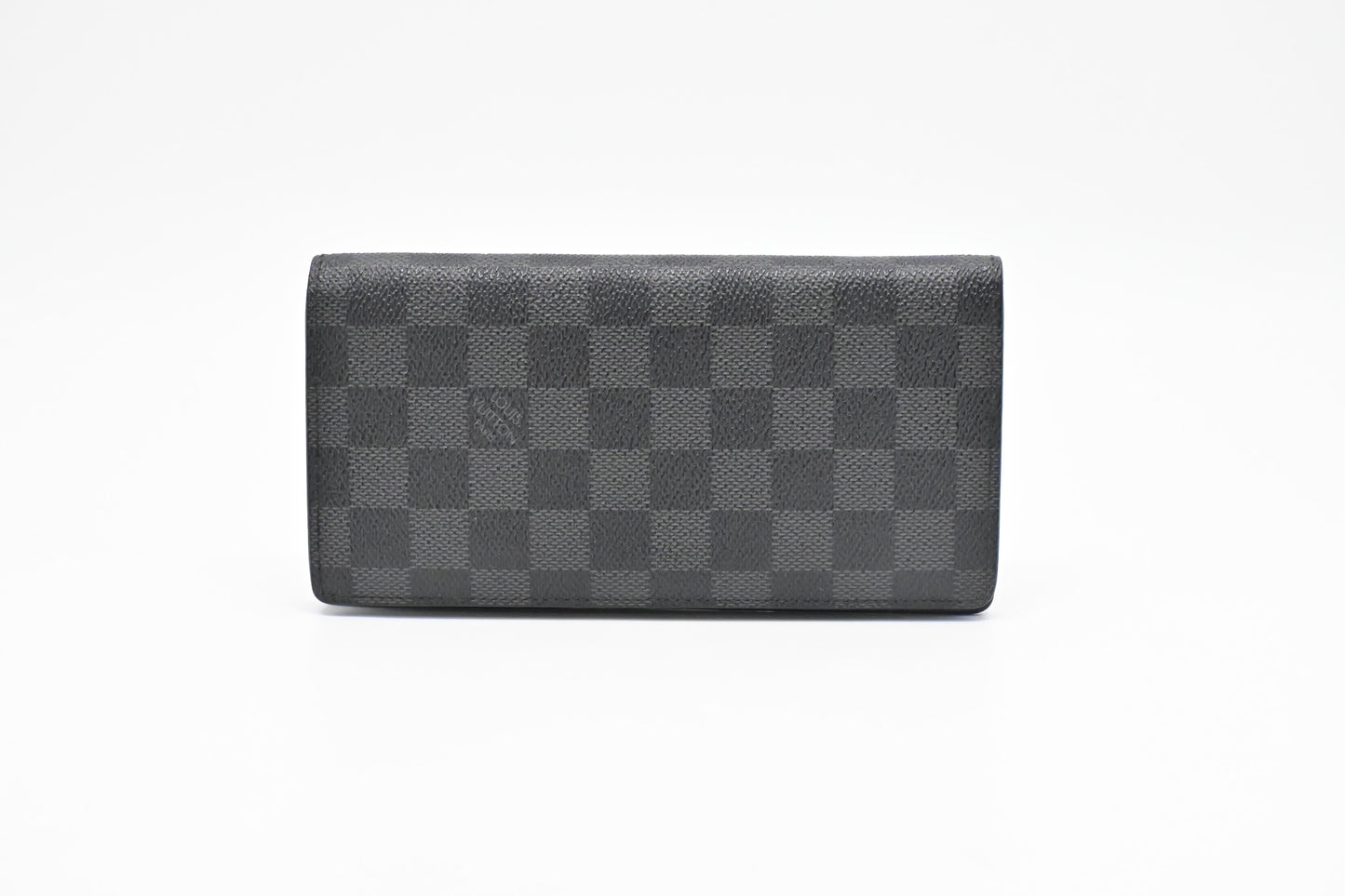 Louis Vuitton Brazza Graphite Damier Canvas Wallet Case