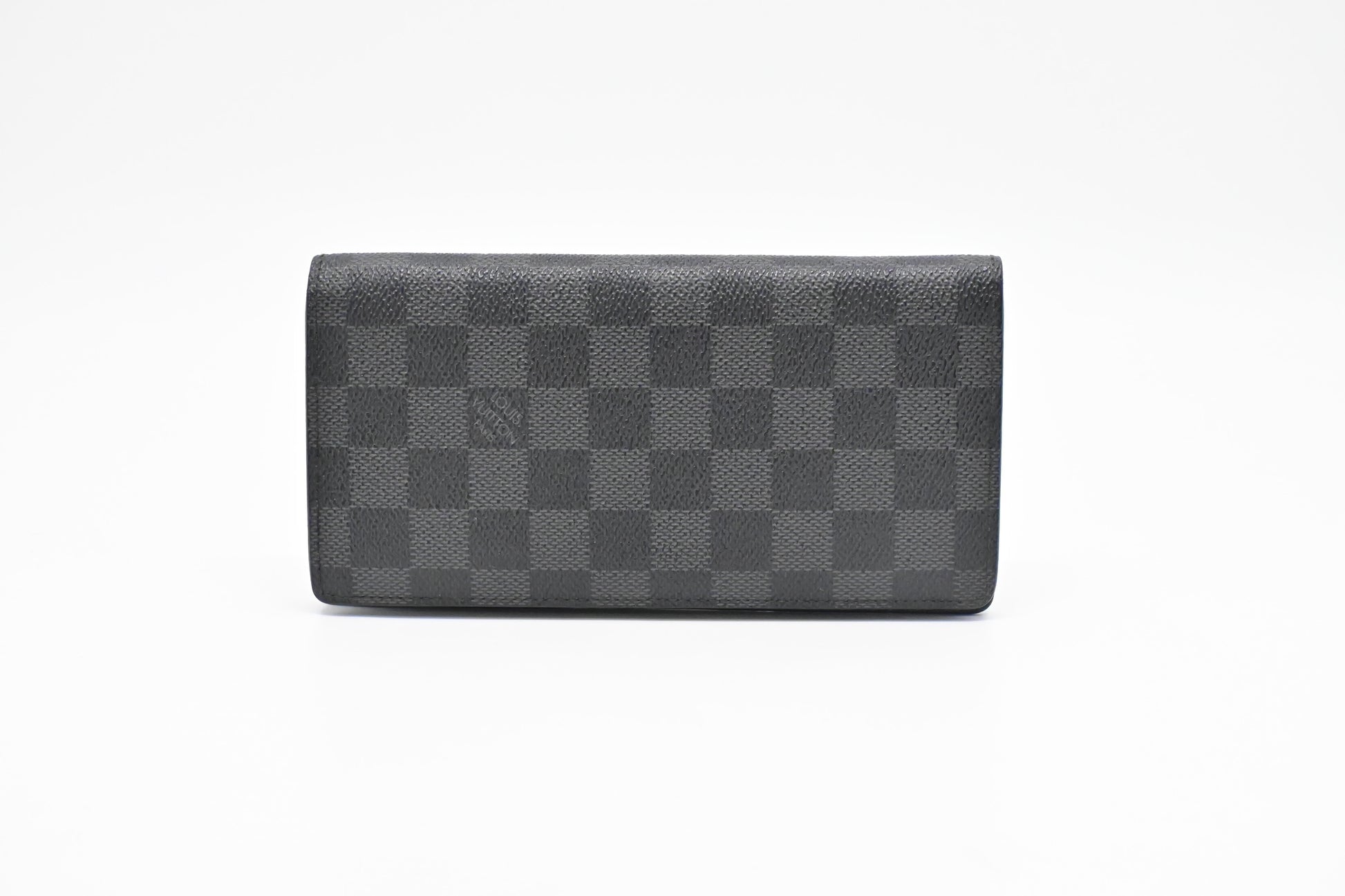 Louis Vuitton Brazza Graphite Damier Canvas Wallet Case