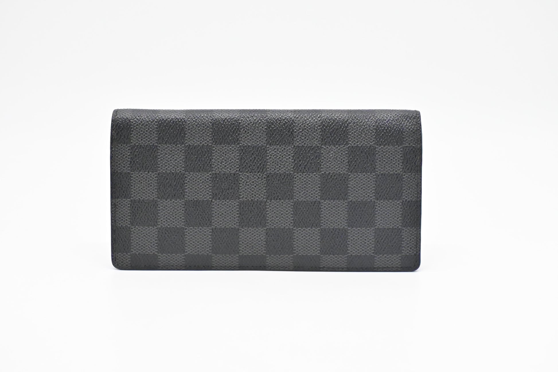 Louis Vuitton Brazza Graphite Damier Canvas Wallet Case